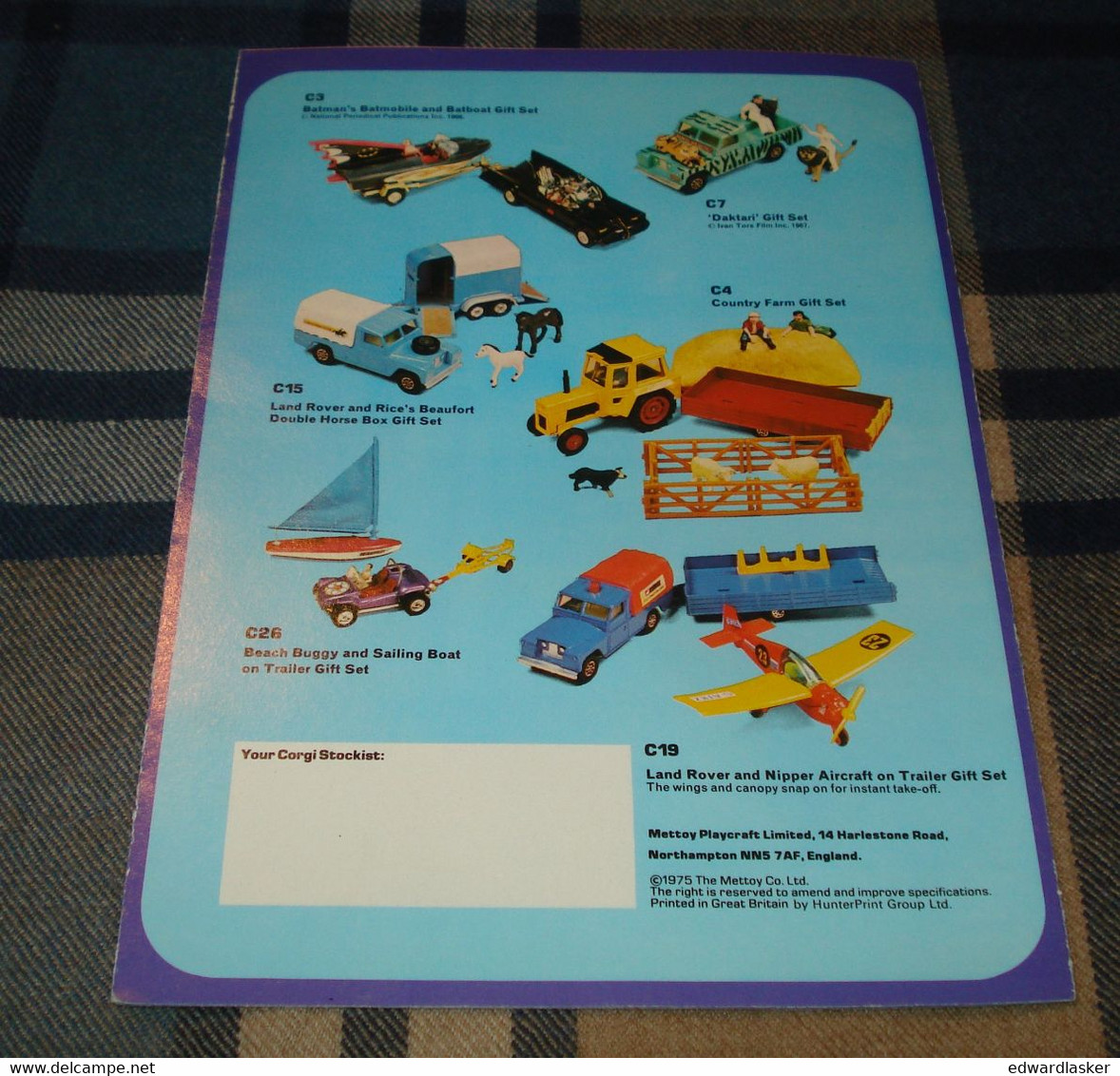 Catalogue CORGI TOYS 1975 - Voitures Miniatures - Oui-Oui (Noddy), Daktari, Batman, Etc - Cataloghi