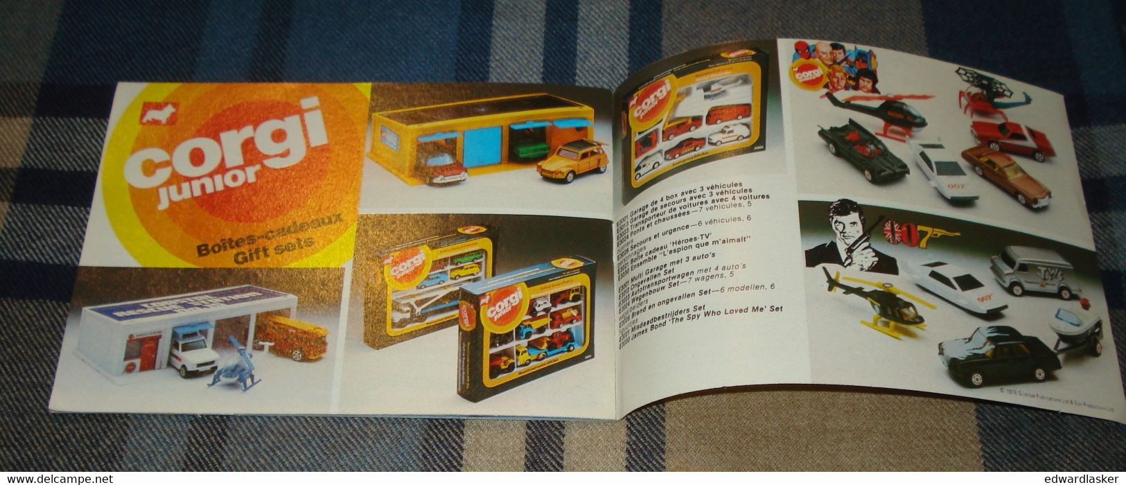 Catalogue CORGI TOYS 1978 - Voitures Miniatures - James Bond, Kojak, Starsky & Hutch Etc - Catalogi