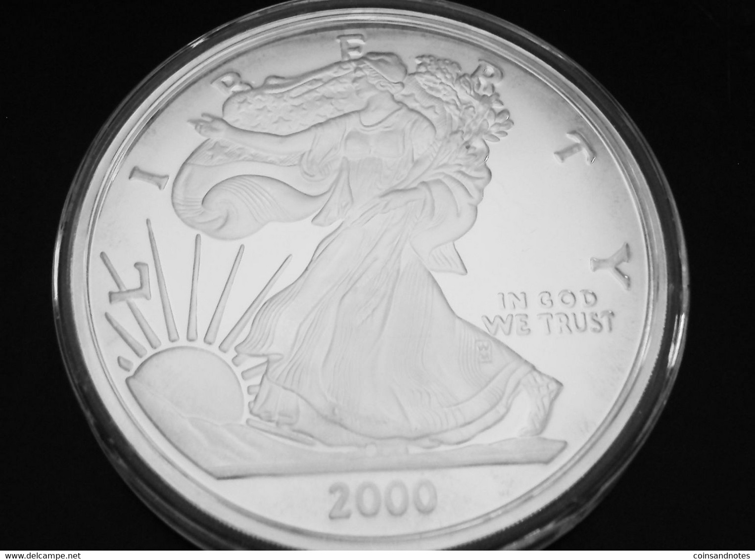 USA 2000 - One Quarter Pound Fine Silver Bullion ‘Liberty/Eagle’ - Proof - Collections