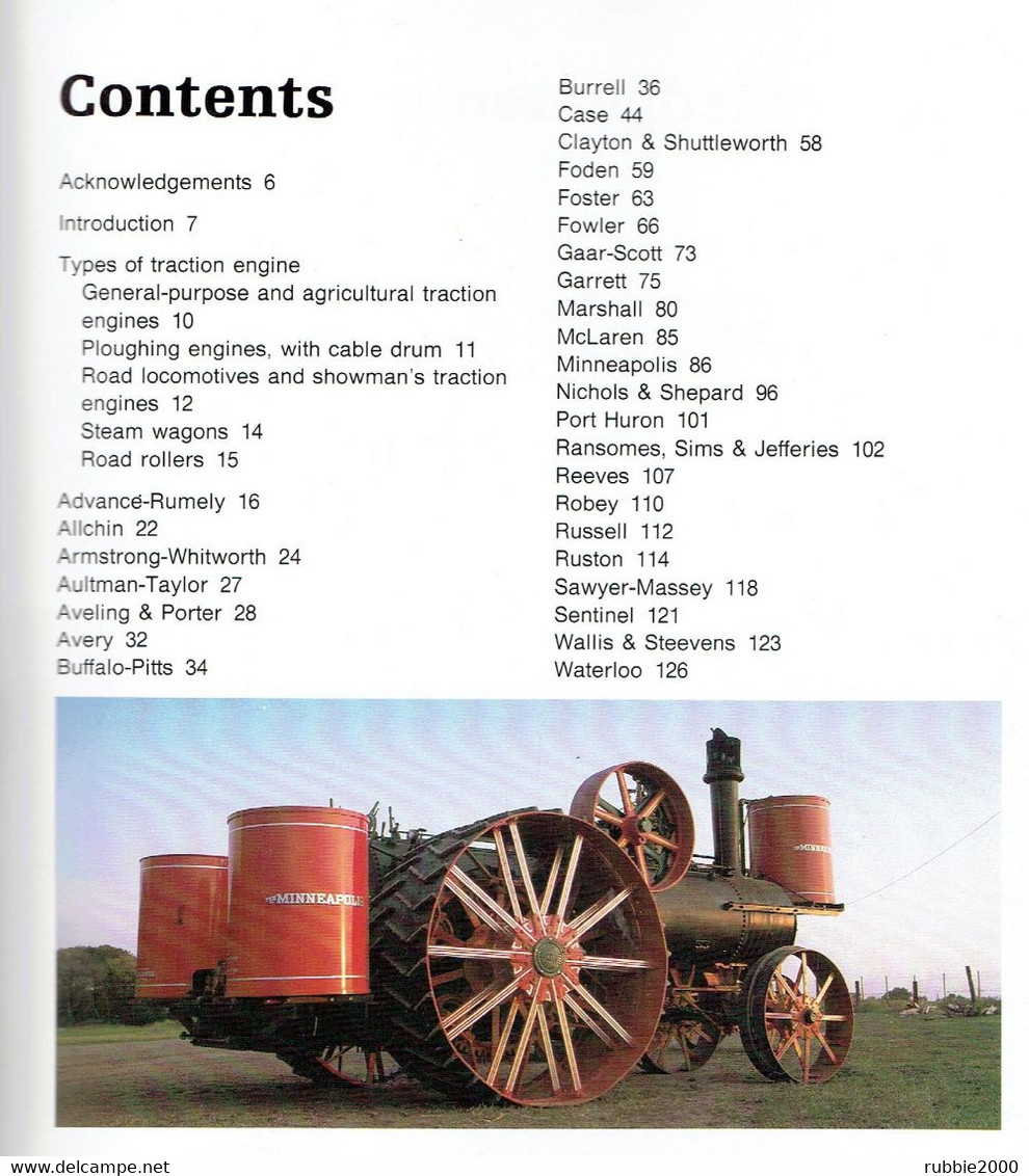 TRACTION ENGINES 1986 ANDREW MORLAND MACHINES A TRACTER TRACTEUR TRACTOR - 1950-Heden