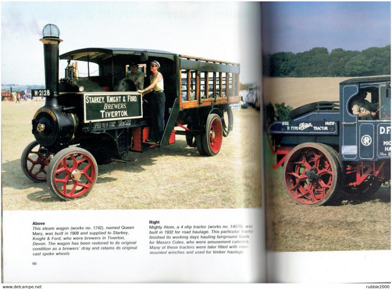 TRACTION ENGINES 1986 ANDREW MORLAND MACHINES A TRACTER TRACTEUR TRACTOR - 1950-Heden