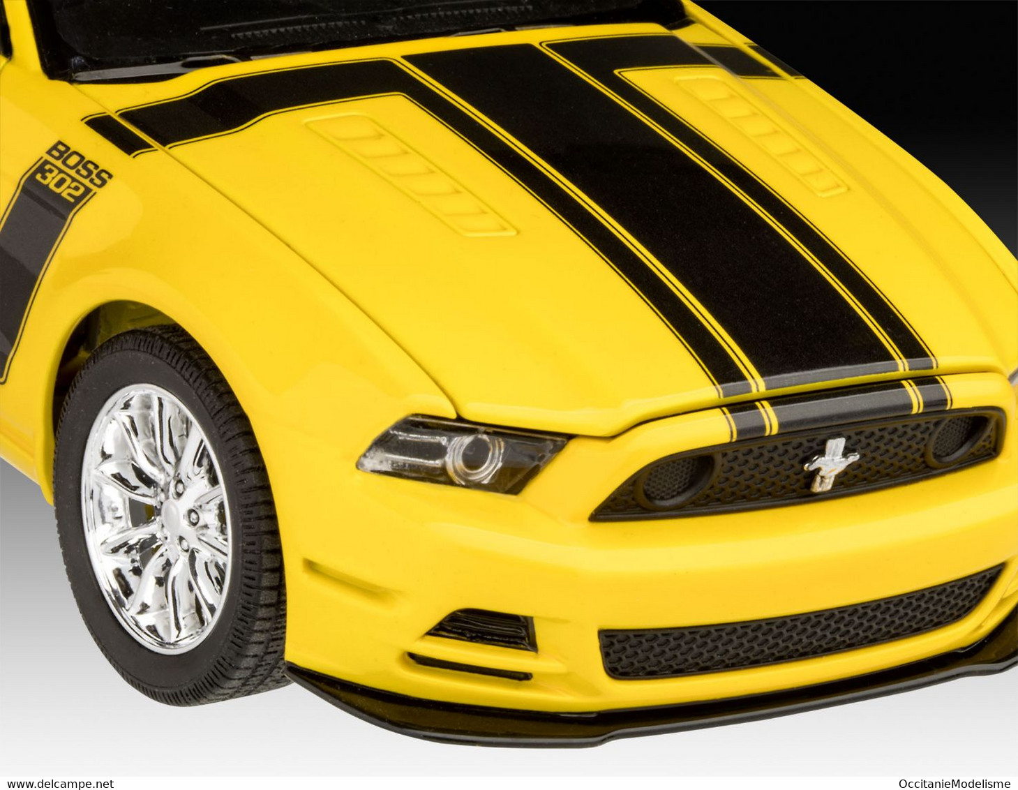 Revell - SET FORD MUSTANG BOSS 302 2013 + Peintures + Colle Maquette Kit Plastique Réf. 67652 Neuf 1/25 - Autos