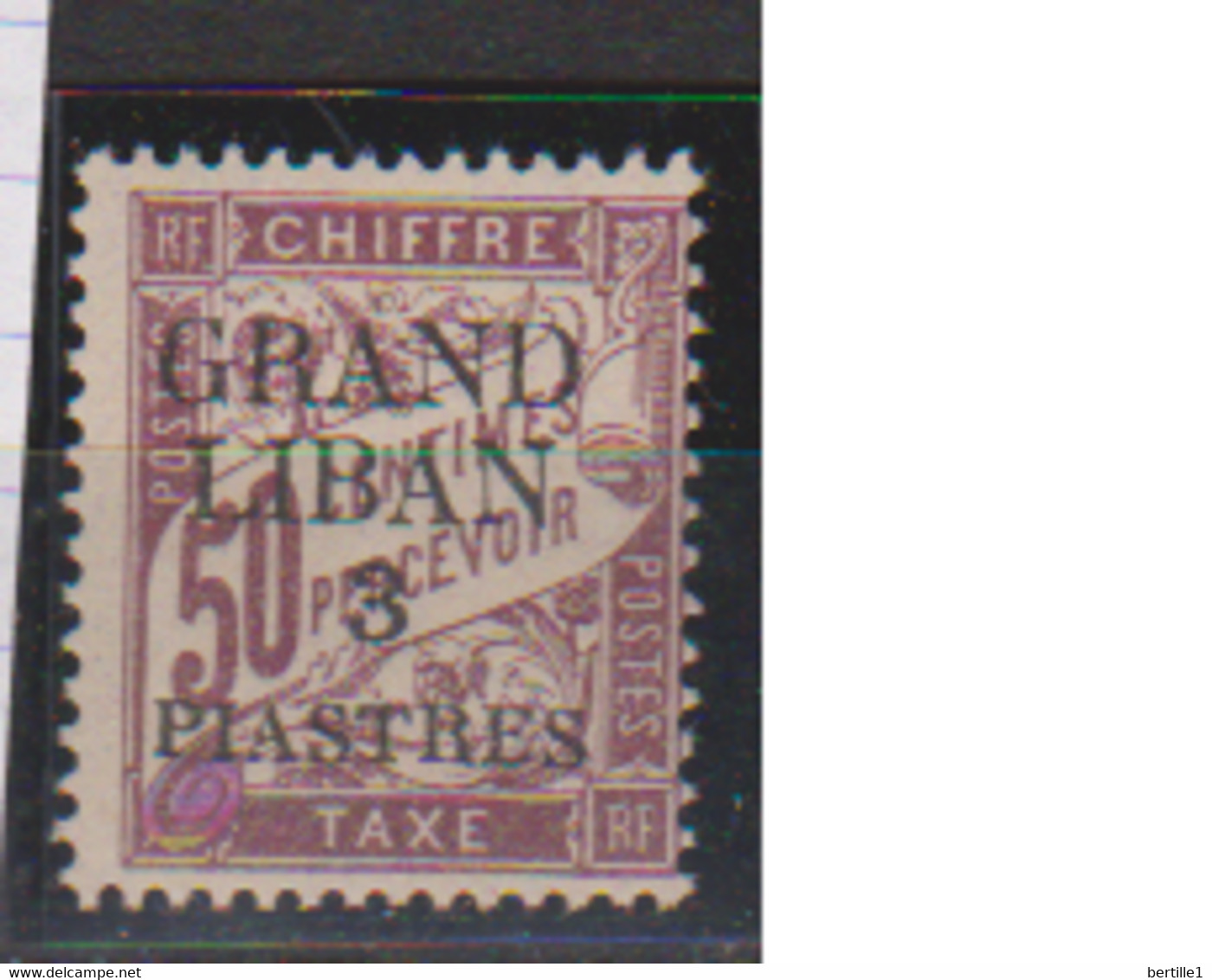 GRAND LIBAN           N°  YVERT TAXE 4  NEUF AVEC CHARNIERE  ( CH 05 / 33 ) - Postage Due