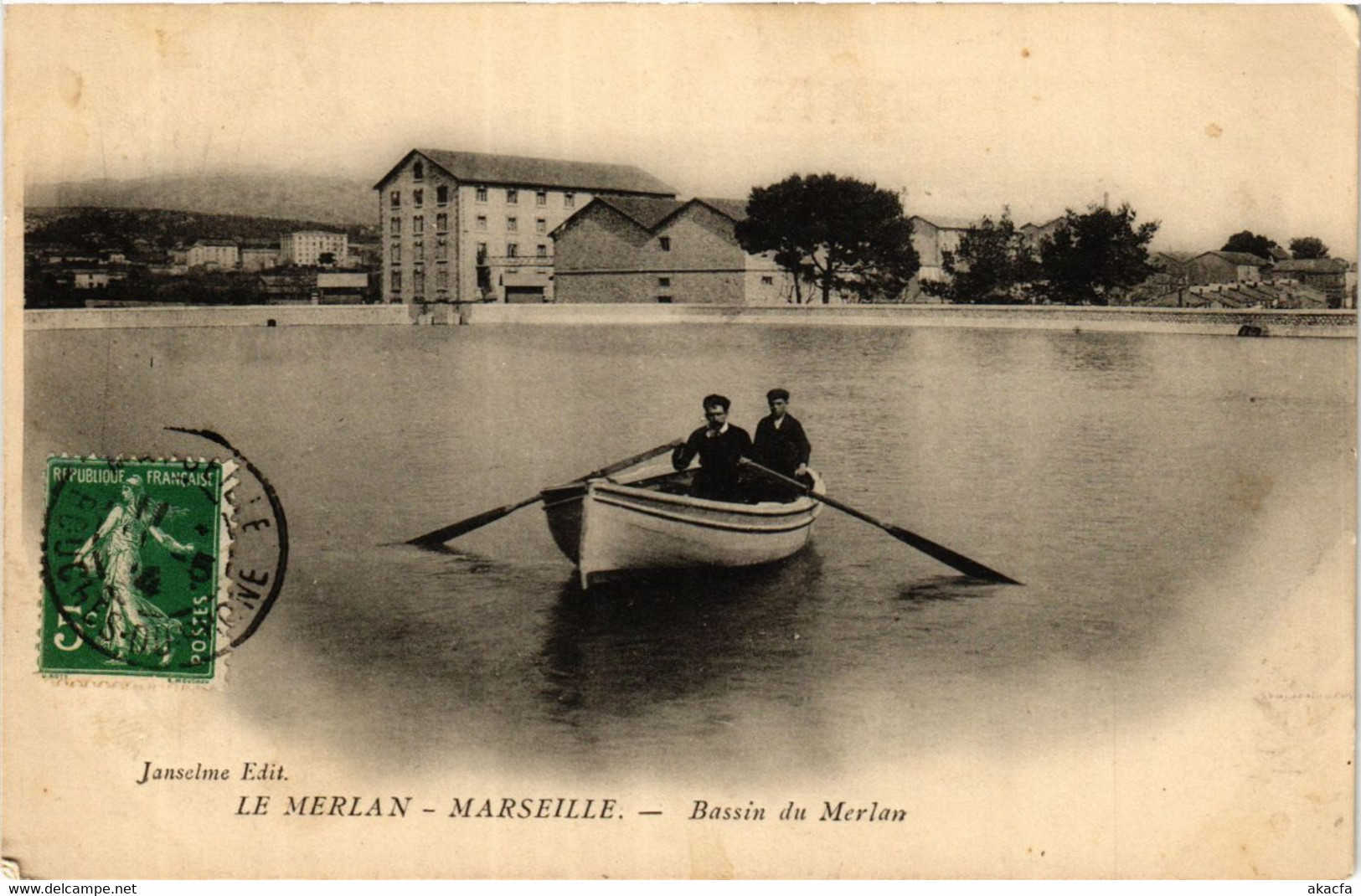 CPA MARSEILLE Le Merlan-Bassin Du Merlan (339533) - Quartiers Nord, Le Merlan, Saint Antoine