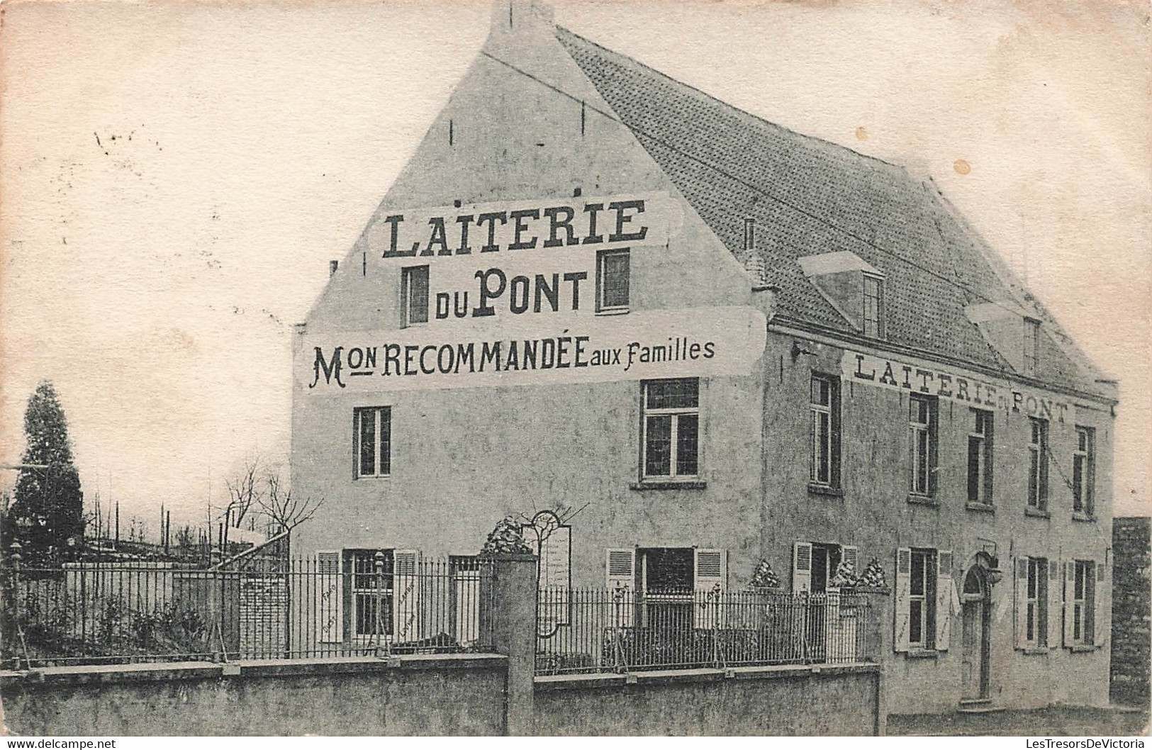 CPA Auderghem Oudergem - Laiterie Du Pont - Maison Recommandée Aux Familles -  Oblitéré A Dinant En 1906 - Auderghem - Oudergem