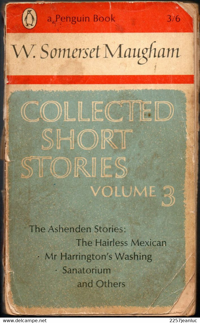 W . Somerset Maugham   *  Collected Short Stories Volumes 3   - Penguin Books 1964 - Andere & Zonder Classificatie