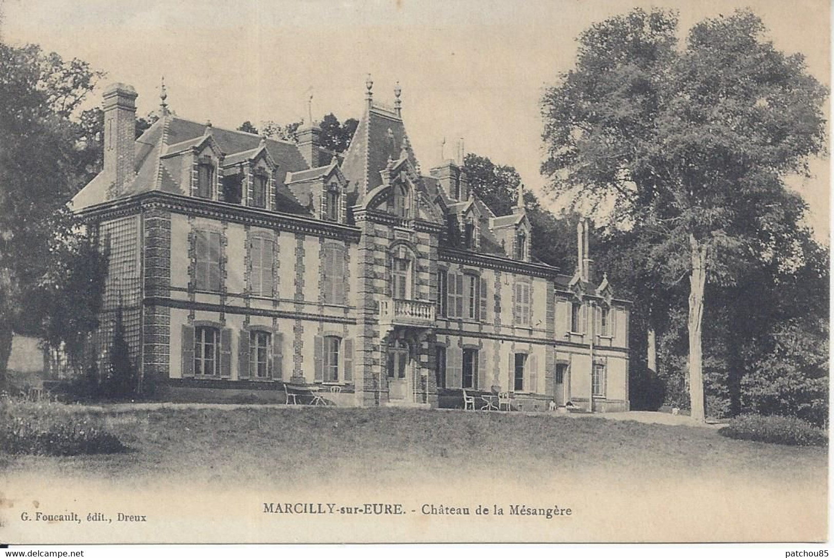 CPA  France Normandie  27 Eure   Marcilly Sur Eure   Château De La Mésangère - Marcilly-sur-Eure