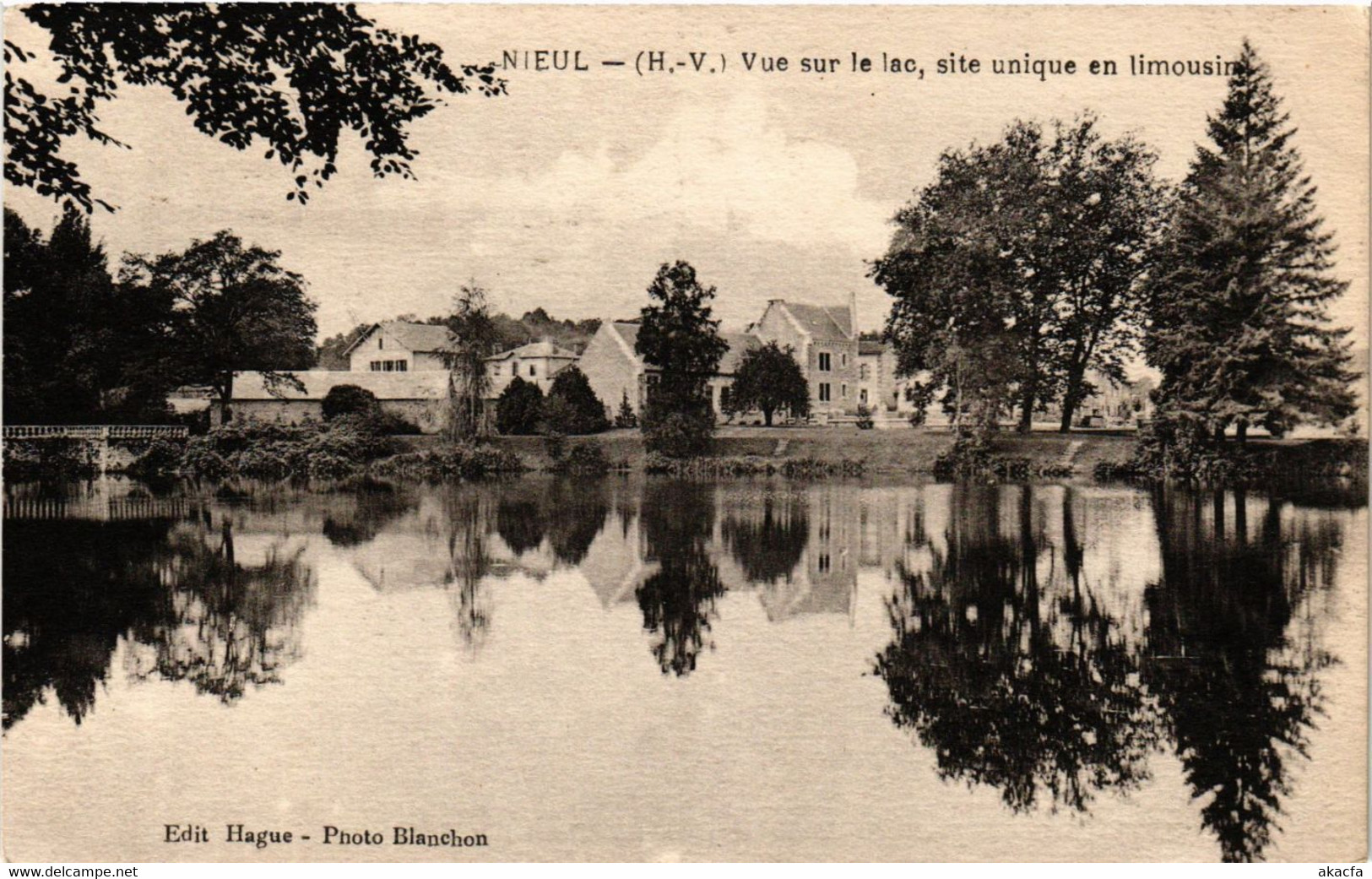 CPA NIEUL (H.-V.) - Vue Sur Le Lac Site Unique En Limousin (293850) - Nieul