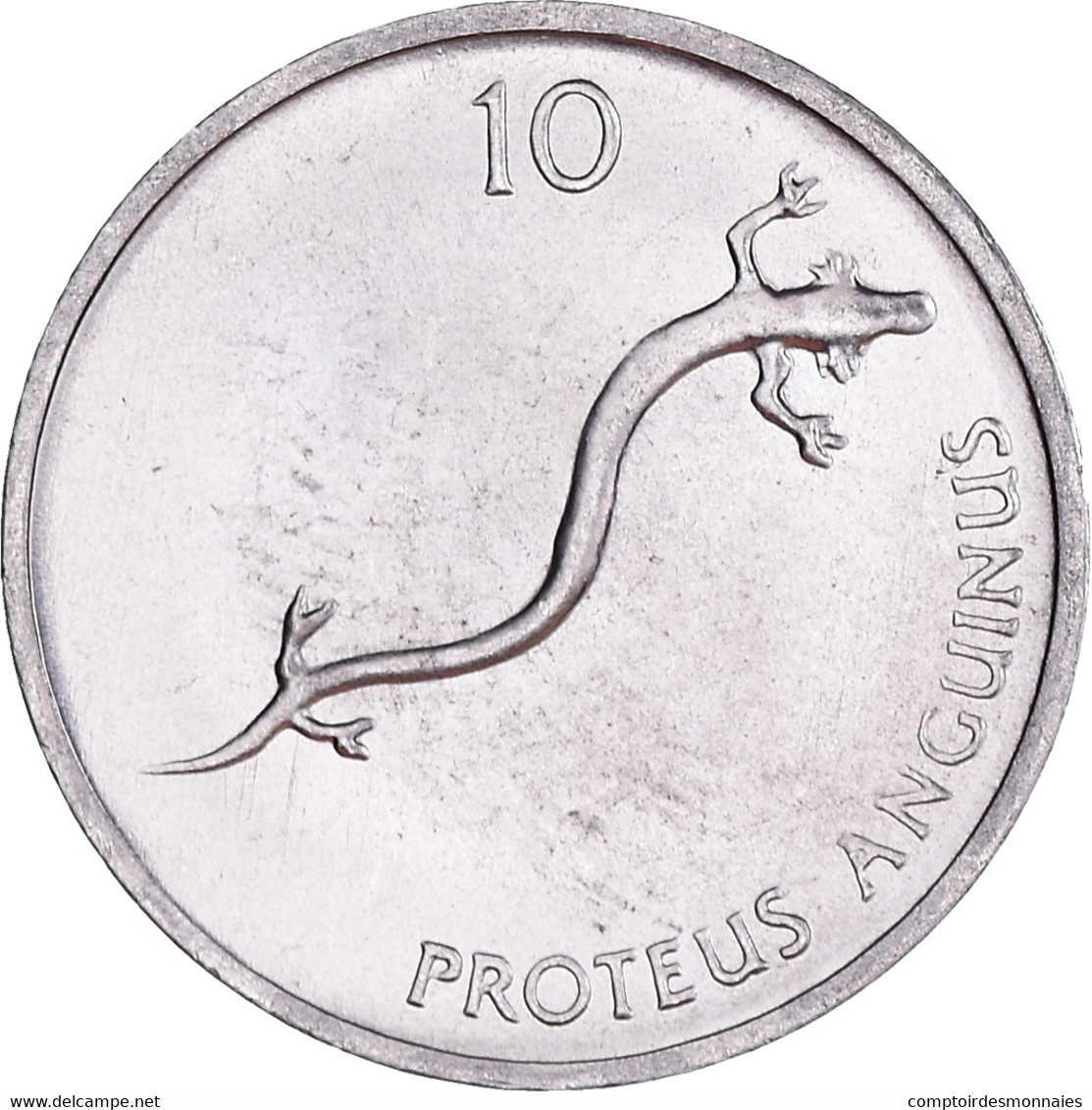 Monnaie, Slovénie, 10 Stotinov, 1992, SPL+, Aluminium, KM:7 - Slovénie