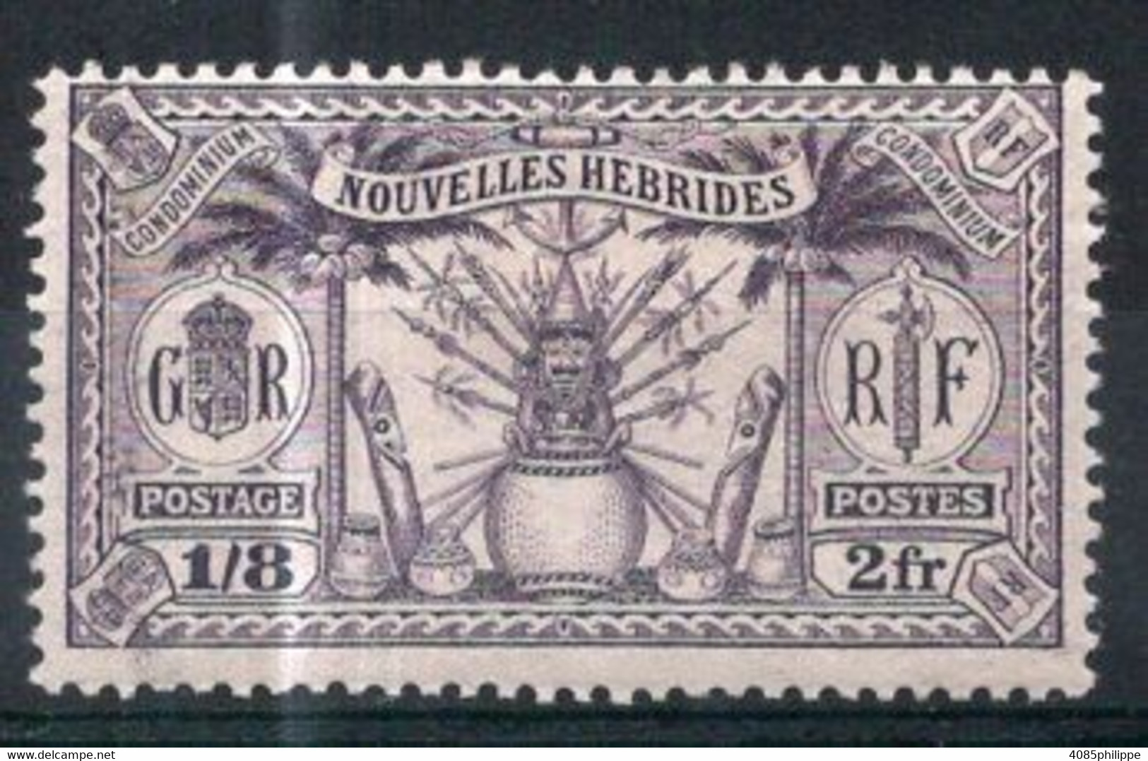 Nouvelles HEBRIDES Timbre-poste N°89* Neuf Charnière TB Cote 5.25€ - Nuevos