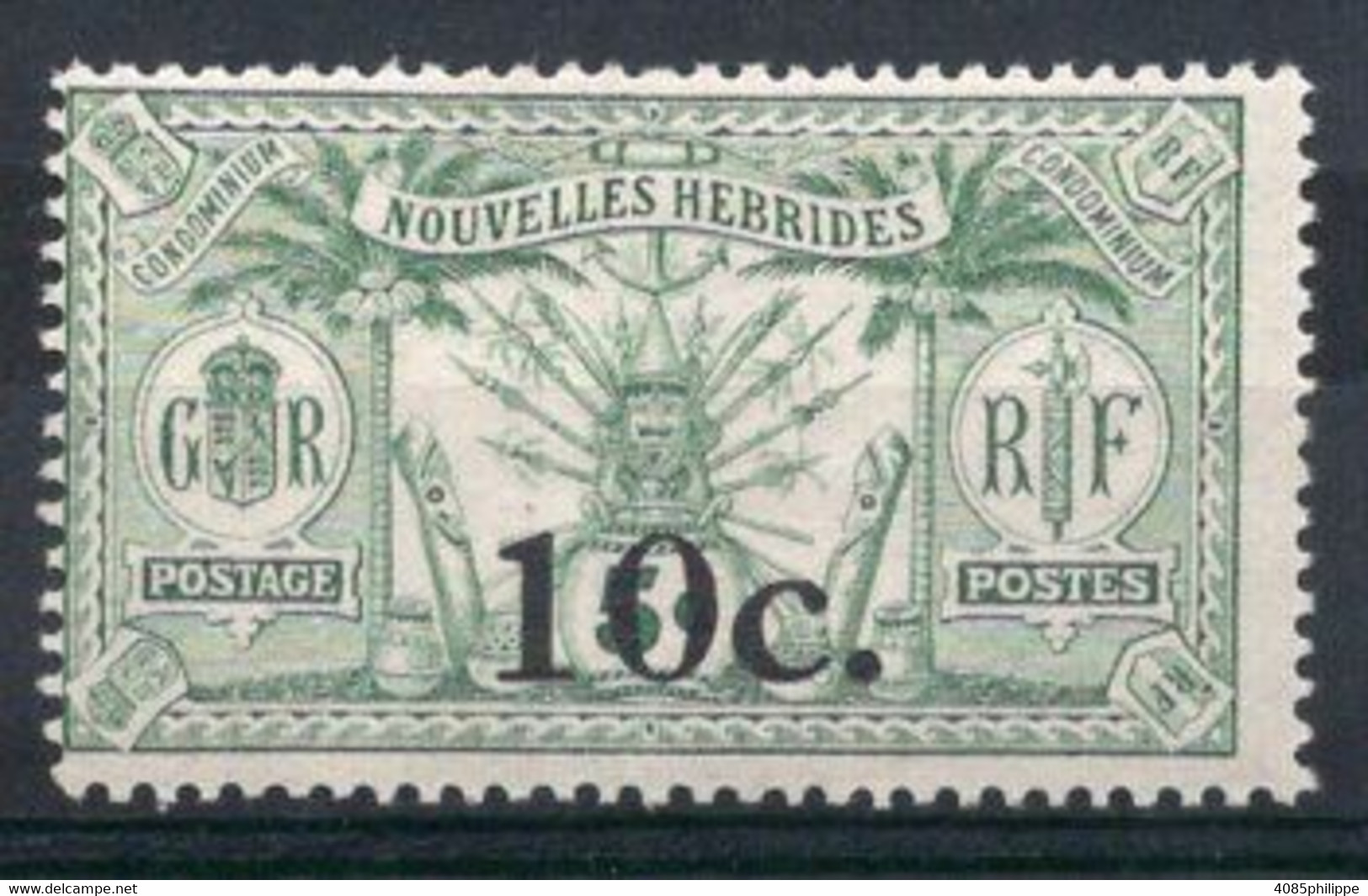 Nouvelles HEBRIDES Timbre-poste N°73* Neuf Charnière TB Cote 3€50 - Neufs