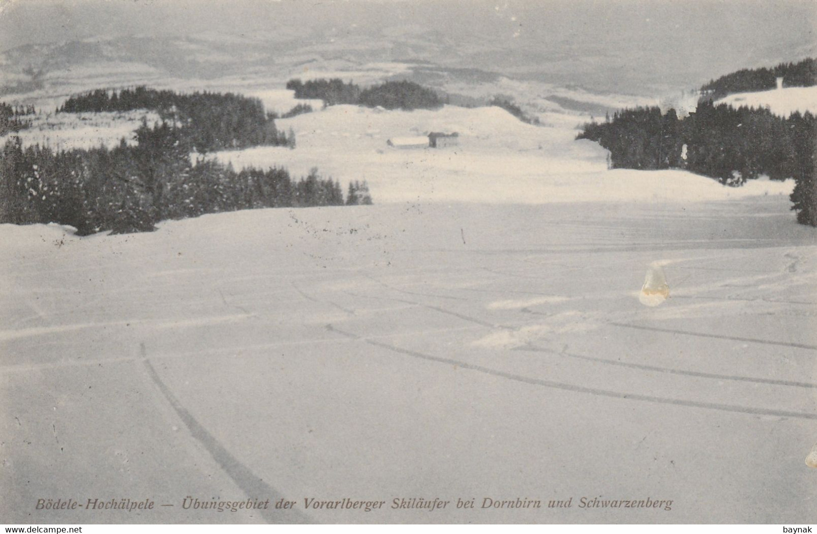 VOR93  --  BODELE  - HOCHALPELE  --  UBUNGSGEBIET DER VORARLBERGGER SKI LAUFER BEI DORNBIRN  --  1908 - Dornbirn