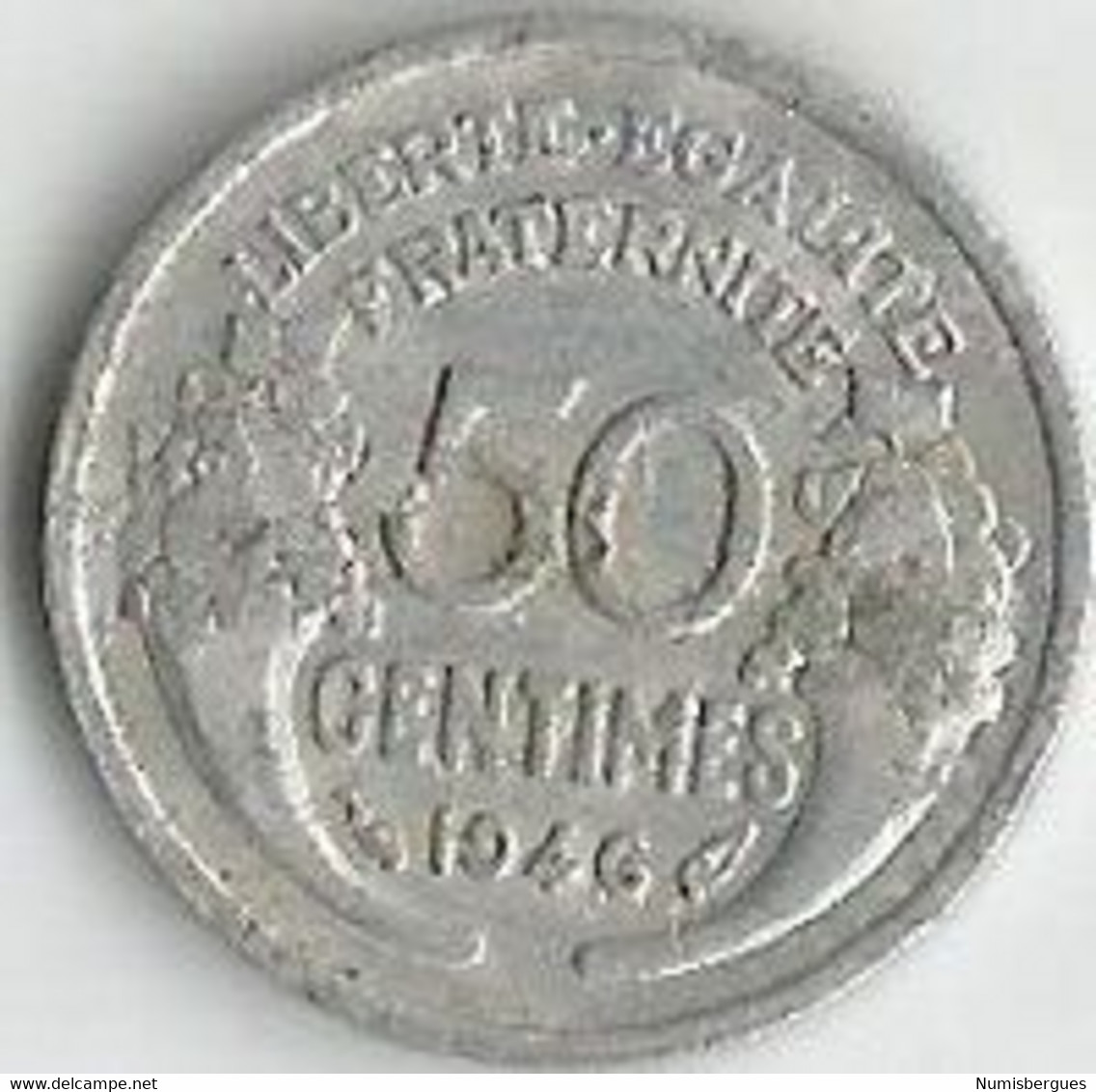 Pièce De Monnaie 50 Centimes Morlon 1946 - 50 Centimes