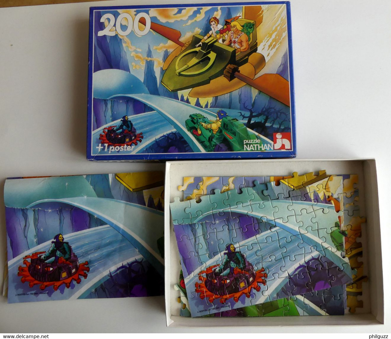 Puzzle MB 1985 - LA BATAILLE DES PLANETES -  200 Pièces - Puzzles