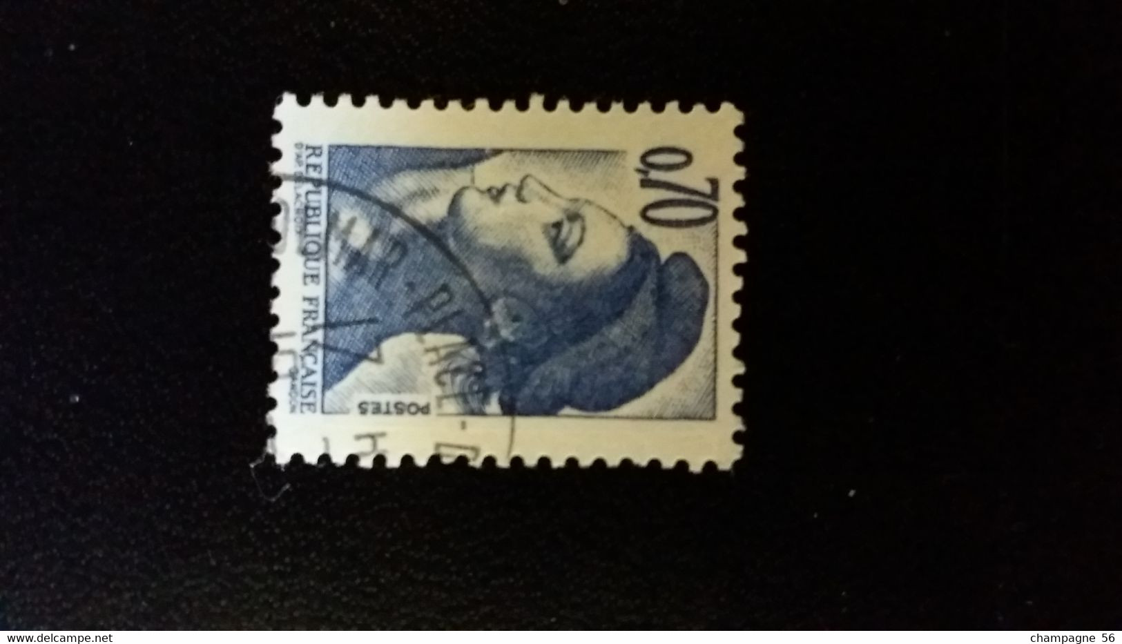 1982 N° 2240 OBLITERE DEUX BANDE PHOSPHORESCENTE UNE A GAUCHE SUR LES DENTS - Used Stamps
