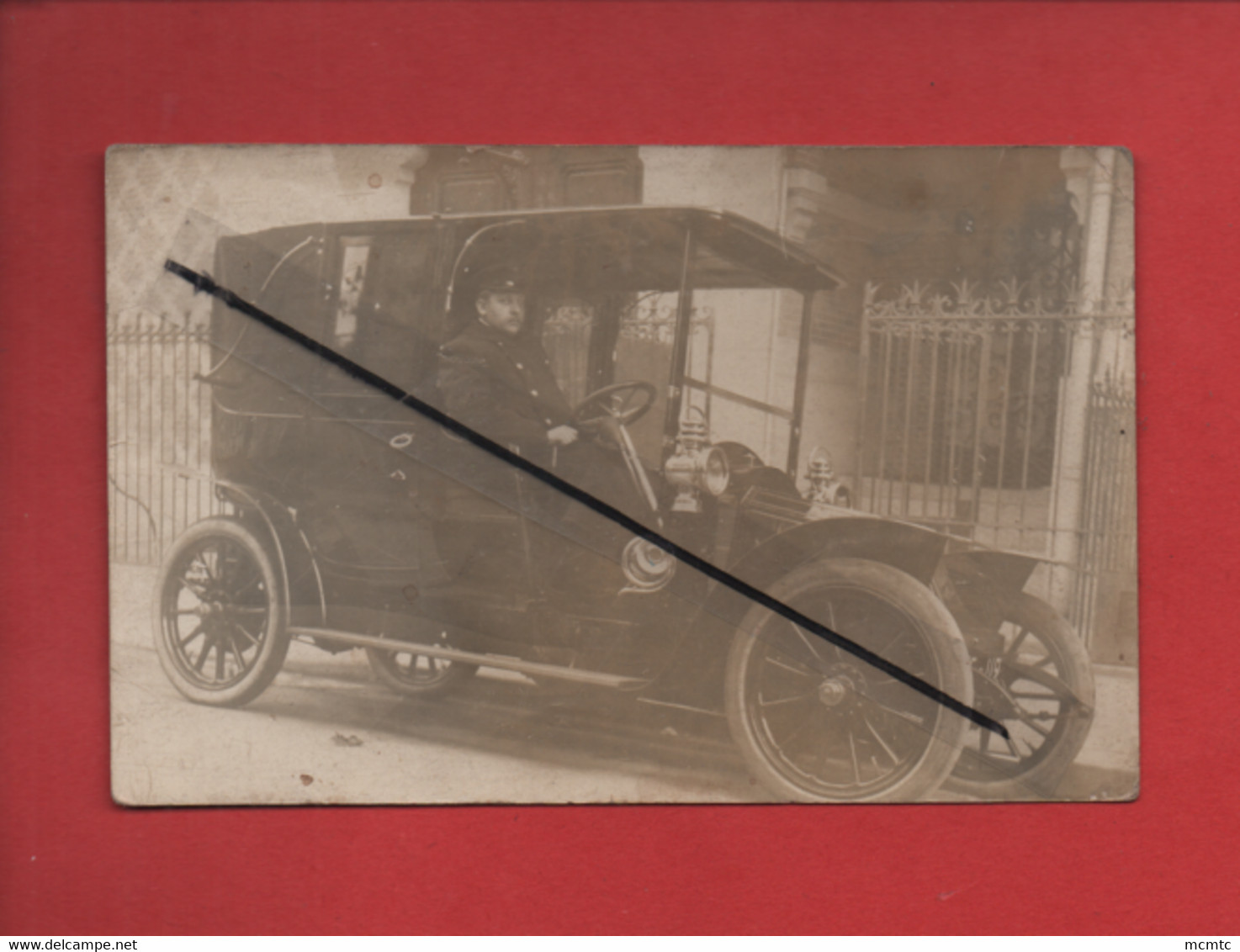 Carte Photo - Auto , Voiture , Ancienne - Taxi  - - Taxis & Droschken