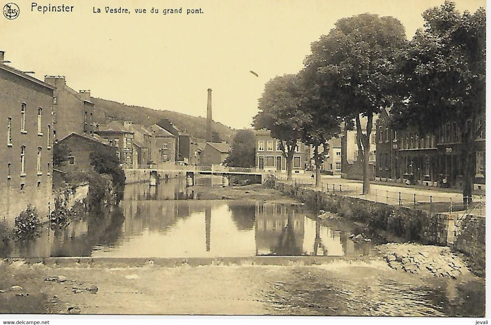 CPA / PK   -   PÉPINSTER  La Vesdre Vue Du Grand Pont - Pepinster