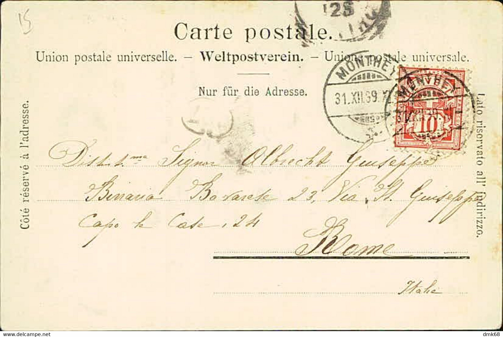 SWITZERLAND - PAYSANNES DU VAL D'ILLIEZ - EDIT J.J. - MAILED 1899 (15296) - Val-d'Illiez 