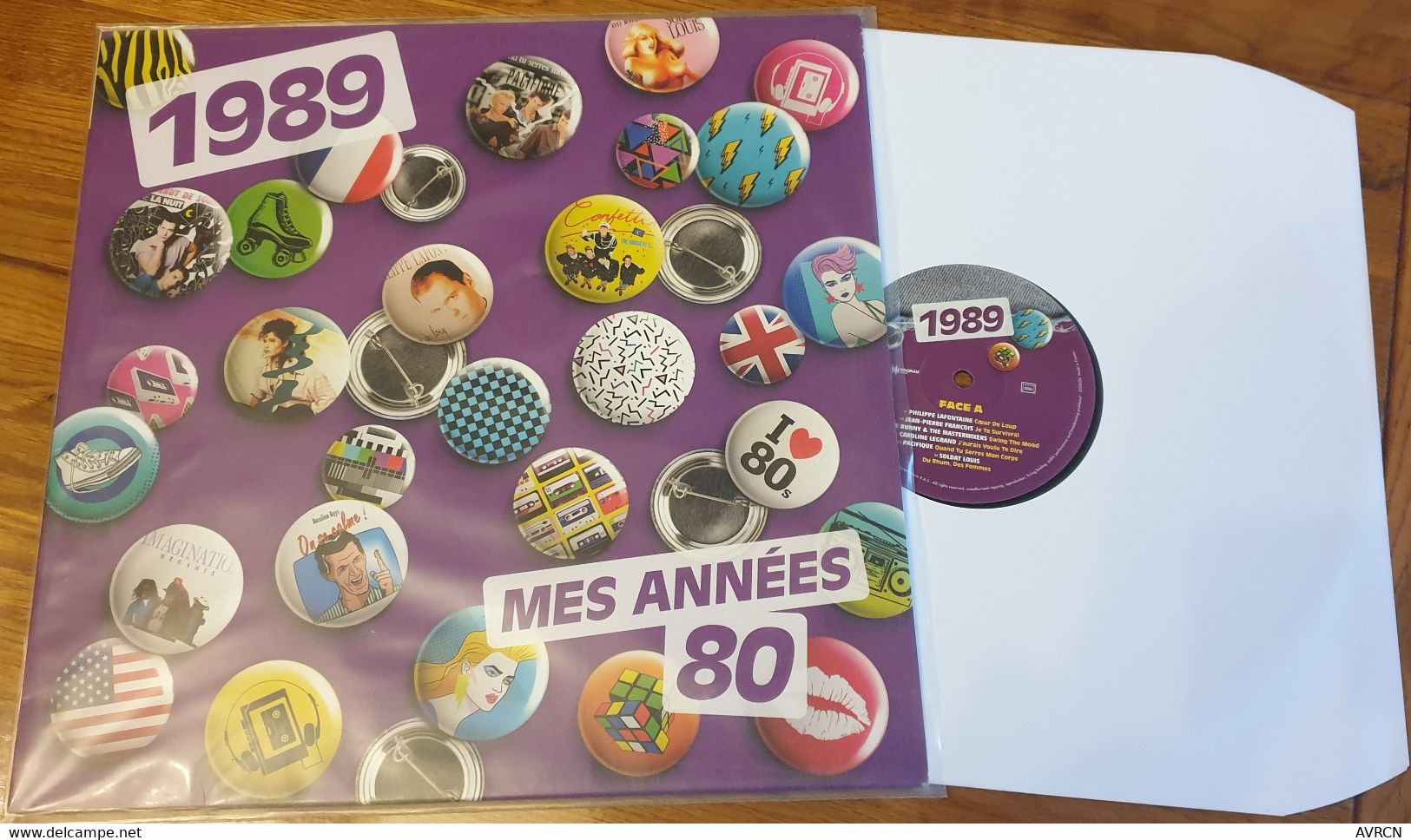 VINYLE 33 TRS.Mes Années 80 - 1989 - Compilations