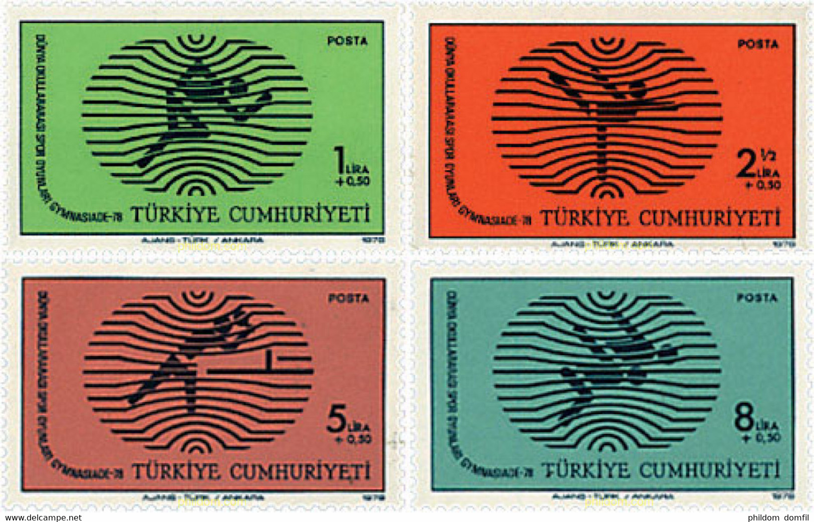 50418 MNH TURQUIA 1978 JUEGOS ESCOLARES MUNDIALES. GIMNISIADA-78 - Collections, Lots & Séries