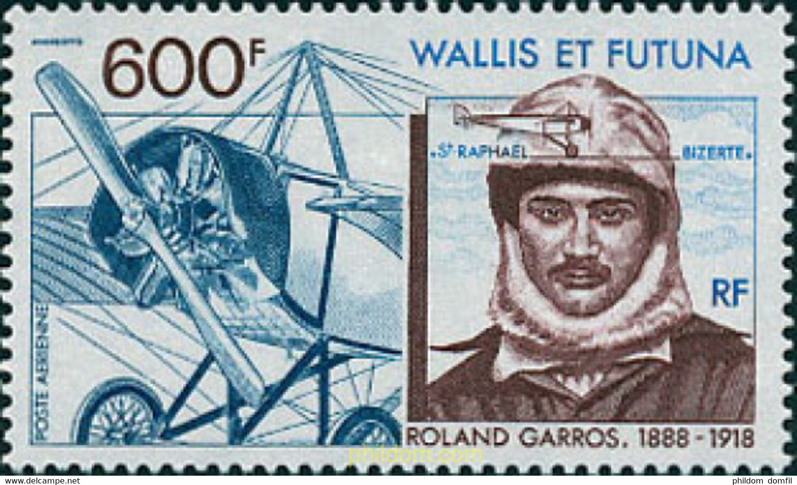 36745 MNH WALLIS Y FUTUNA 1988 CENTENARIO DE ROLAND GARROS - Used Stamps