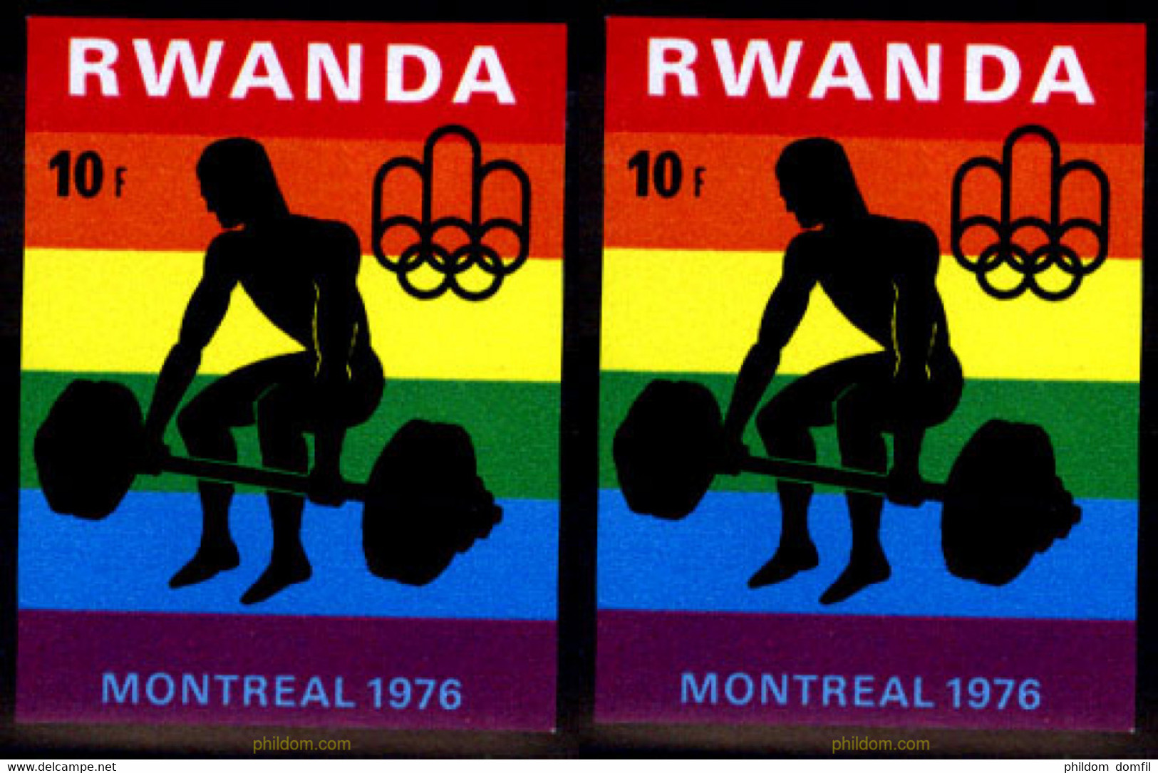 222015 MNH RUANDA 1976 21 JUEGOS OLIMPICOS VERANO MONTREAL 1976 - 1970-1979