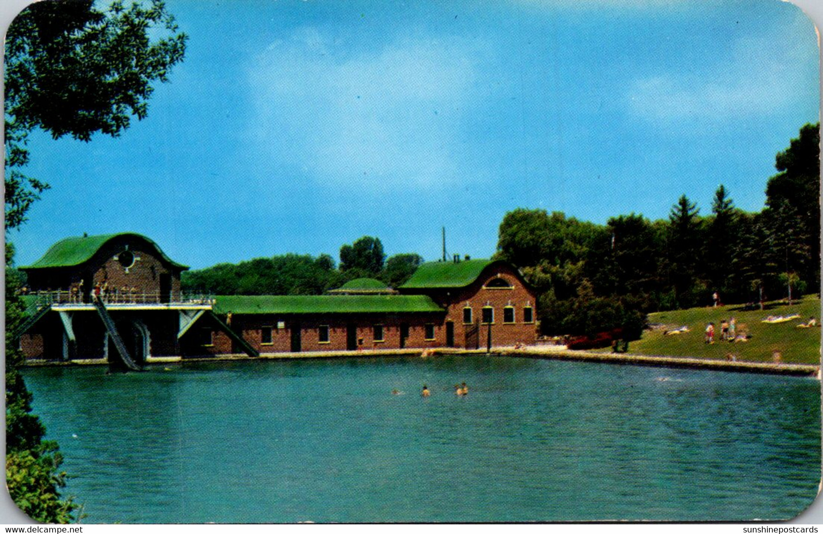 New York Rochester Onondaga Park Swimming Pool Hiawatha Lake - Rochester