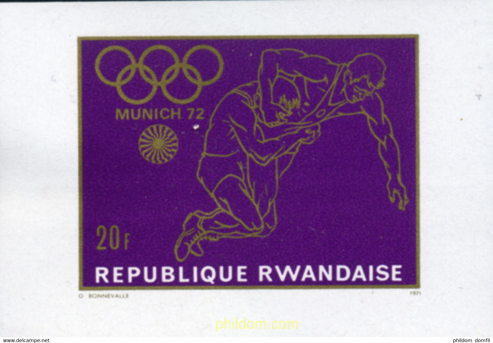 221691 MNH RUANDA 1971 20 JUEGOS OLIMPICOS VERANO MUNICH 1972 - 1970-1979