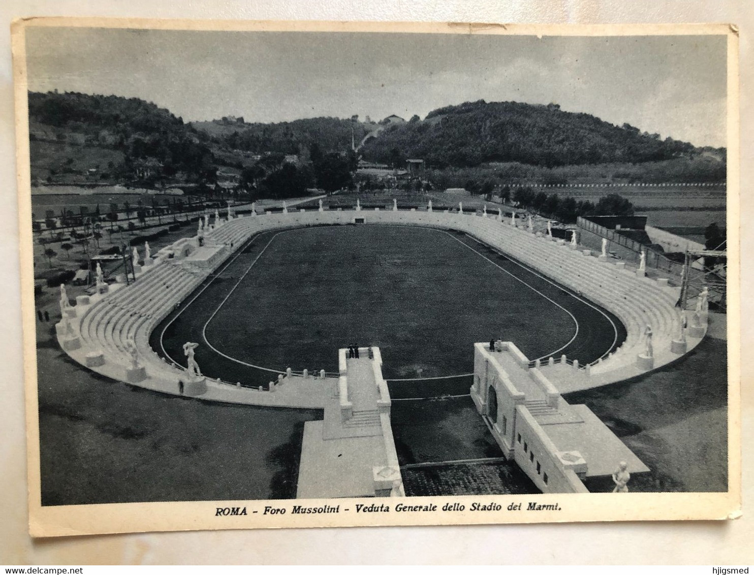 Italy Italia Italie Roma Rome Lazio Foro Mussolini Stadio Stadium Dei Marmi Sport Field M0509 Post Card POSTCARD - Stadien & Sportanlagen