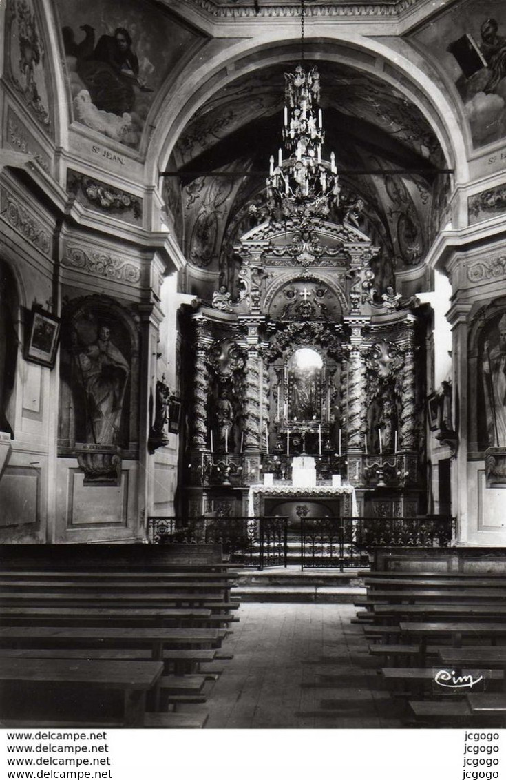 BOZEL - Rétable De La Chapelle Notre Dame De Tout Pouvoir Datant De 1741.    TBE - Bozel