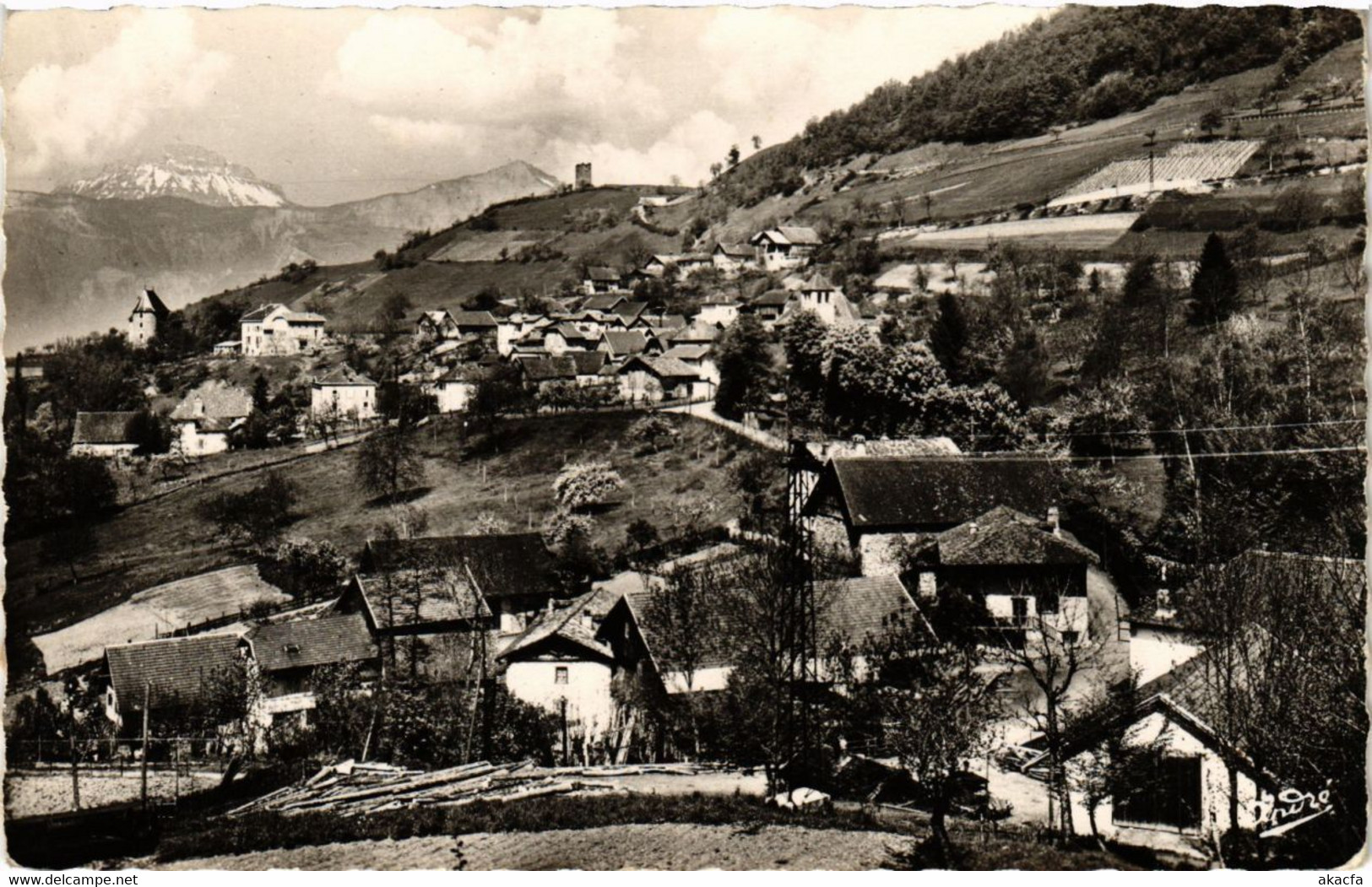 CPA Les Belles ALPES..Laval - Alt 605m.Vue Générale Et La Tour (247262) - Laval