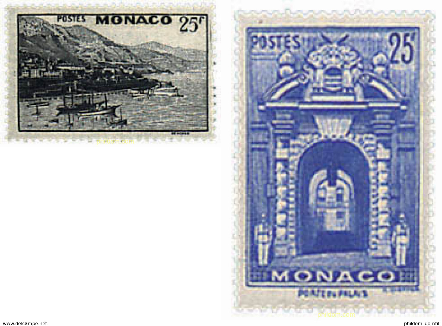 583797 MNH MONACO 1948 VISTAS DEL PRINCIPADO - Sonstige & Ohne Zuordnung