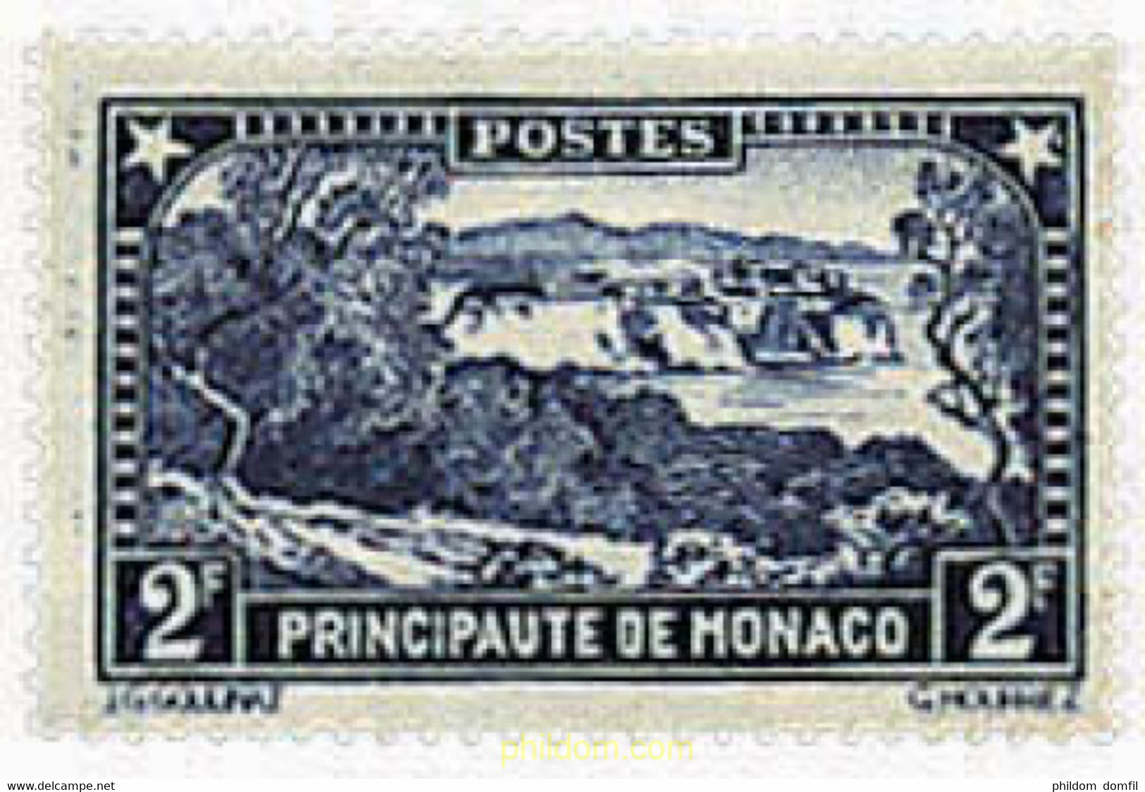 251625 USED MONACO 1933 PAISAJES DEL PRINCIPADO - Autres & Non Classés