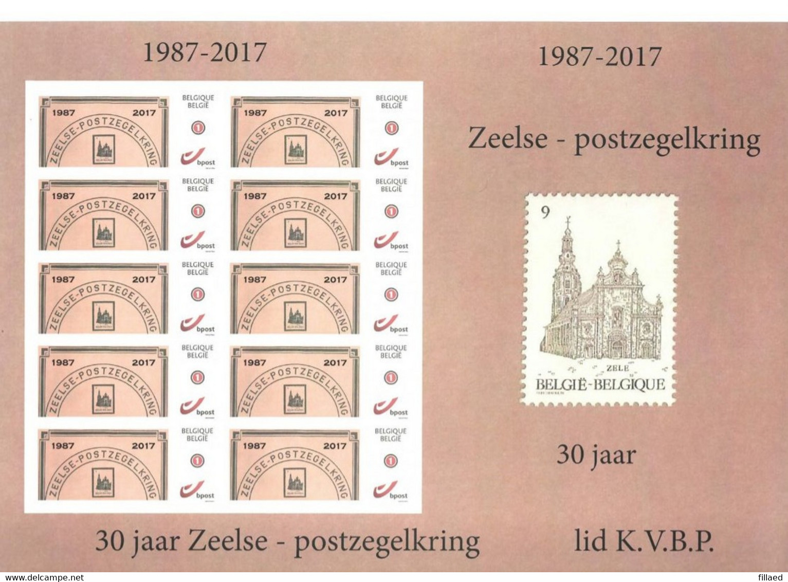 Mijn Zegel Zele ( De Zeelspostzegelclub ) - Altri & Non Classificati