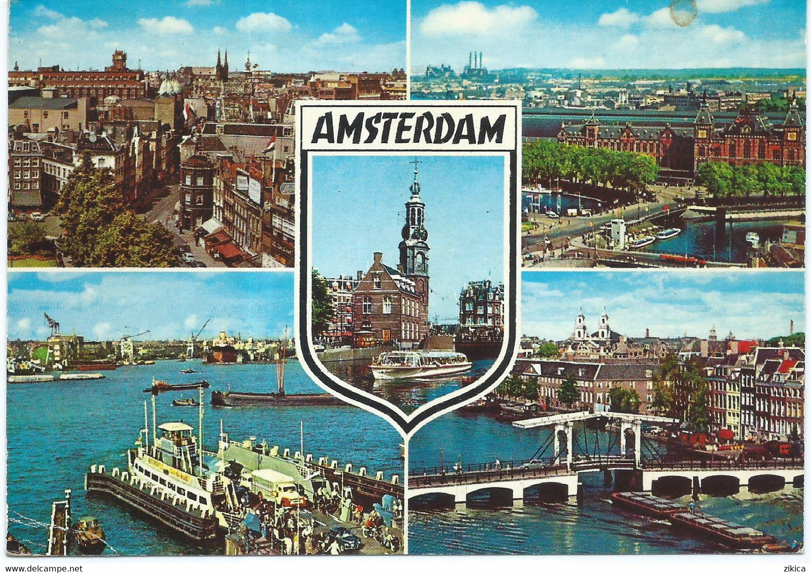 Netherlands - Amsterdam Postcard 1977,ATM Machine Stamp Motive : U.P.U. UPU (Universal Postal Union) - WPV (Weltpostverein)