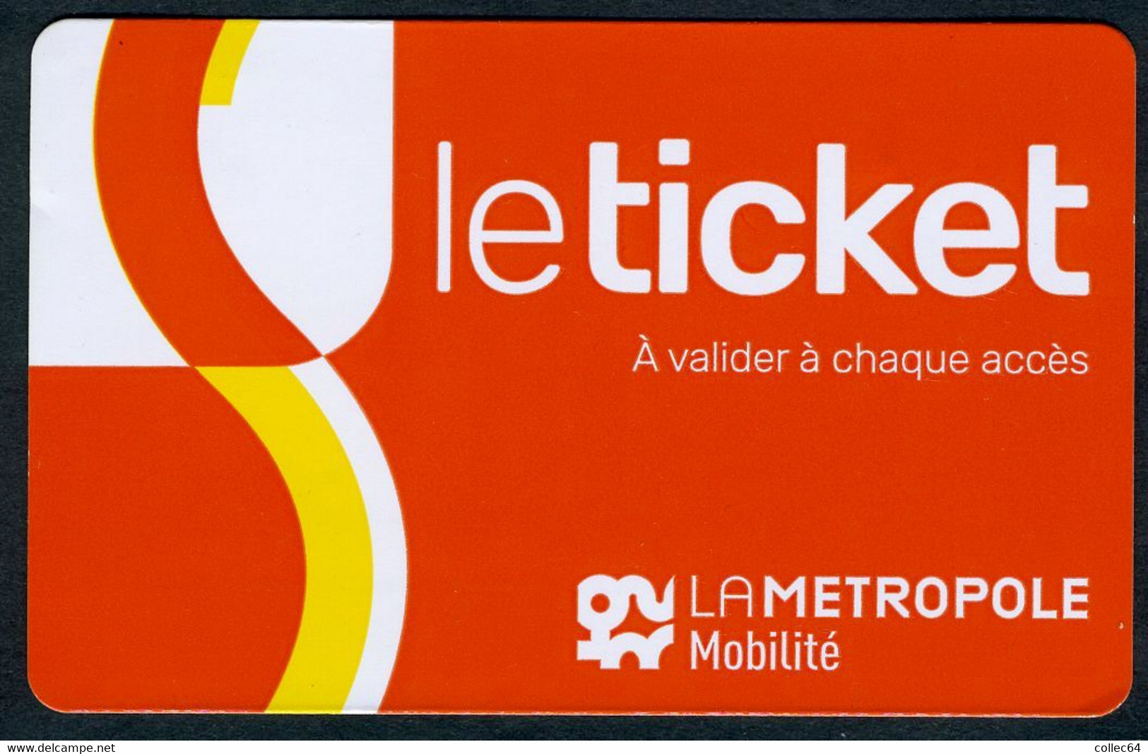"le Ticket" (carte Rechargeable) "la Métropole" (Bouches-du-Rhône) - Europa