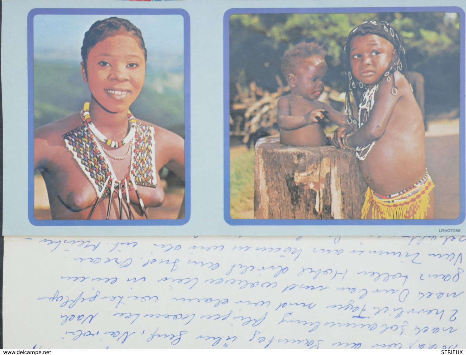 BI 4 RSA AFRIKA   BELLE LETTRE  1978   A BAD HACHEN GERMANY    ++FEMME SEINS NUS  + AFFRANCH.  INTERESSANT - Brieven En Documenten