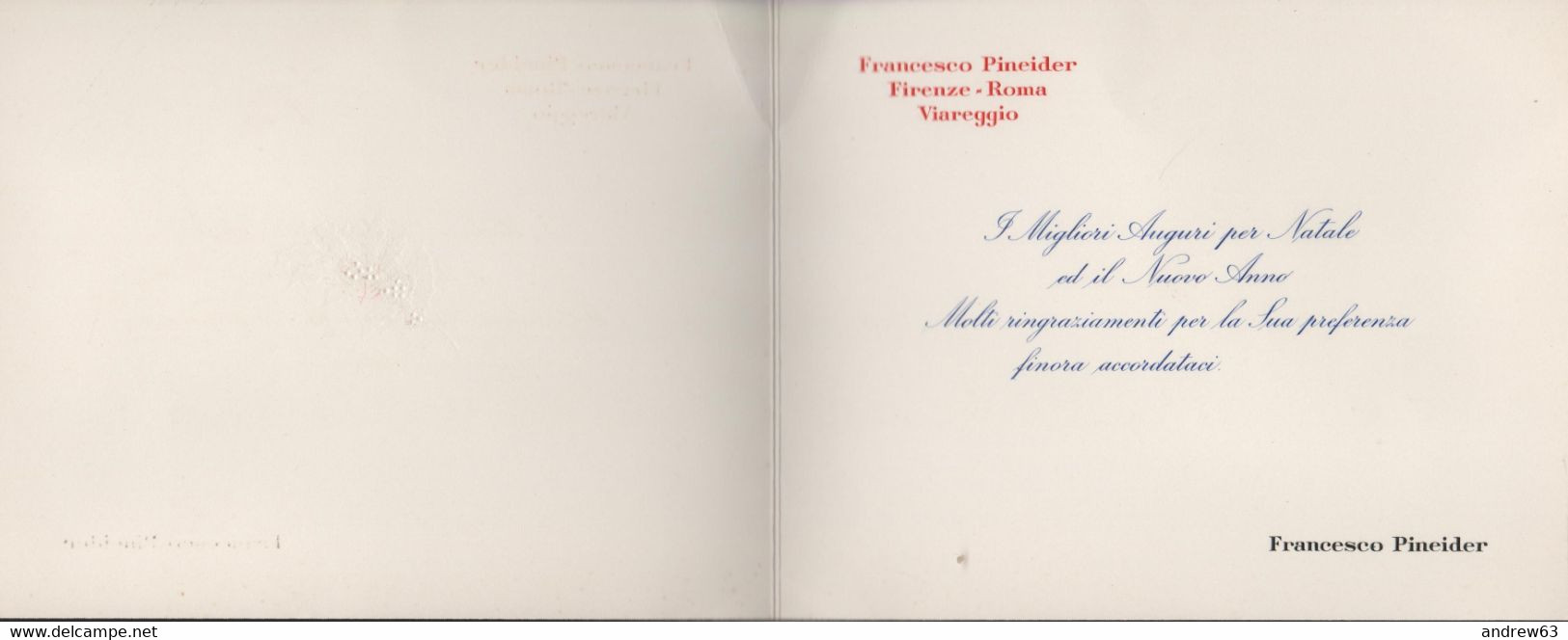 ITALIA - ITALY - ITALIE - 1951 - 10 Italia Al Lavoro - Biglietto Augurale A Tema Natalizio - Francesco Pineider - Viaggi - Other & Unclassified