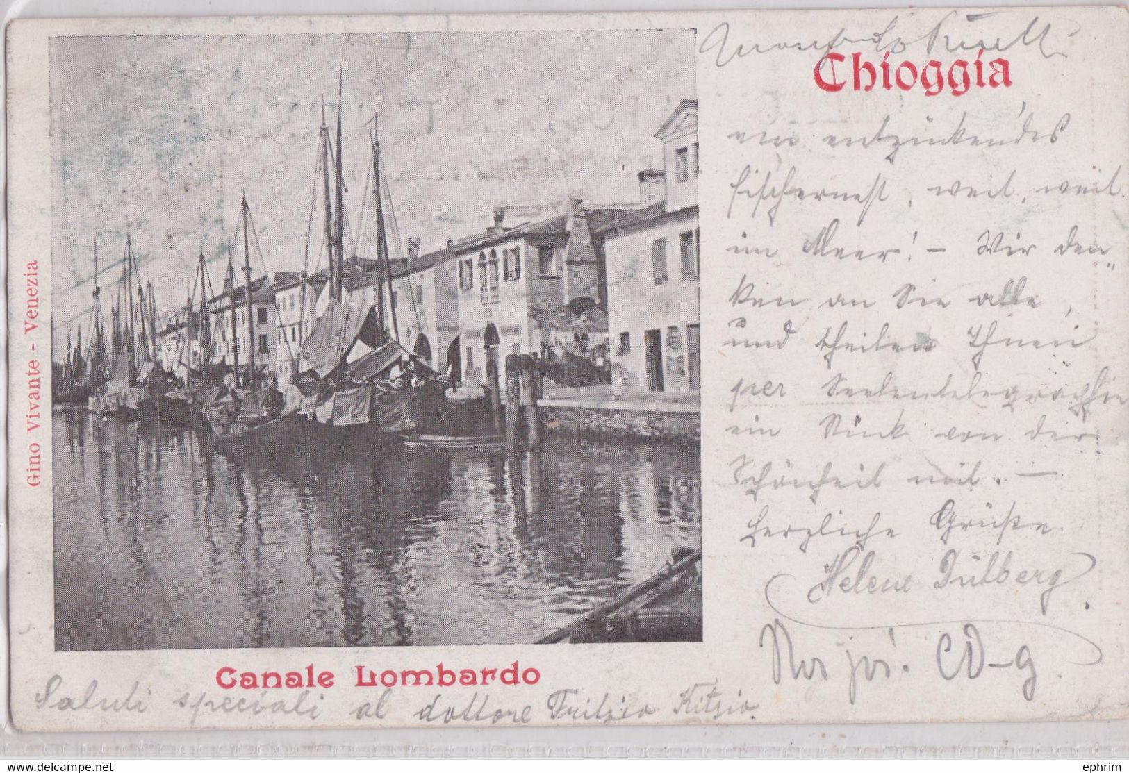 CHIOGGIA (Veneto) - Canale Lombardo - Chioggia