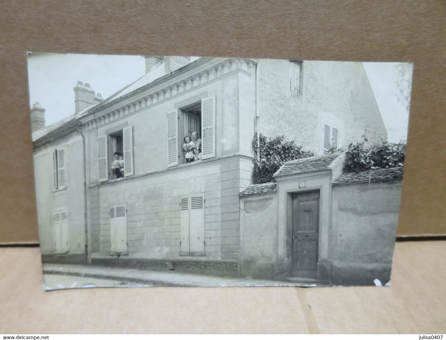 ETRECHY Ou Environs (91) Carte Photo Rue Habitation Animation - Etrechy