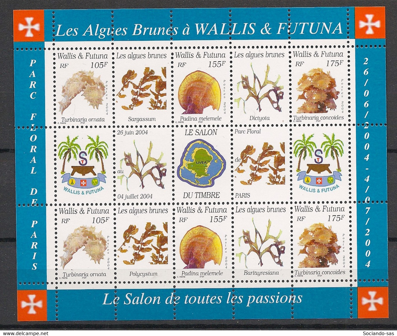 WALLIS ET FUTUNA - 2004 - Bloc Feuillet BF N°Yv. 17 - Flore - Neuf Luxe ** / MNH / Postfrisch - Blocchi & Foglietti