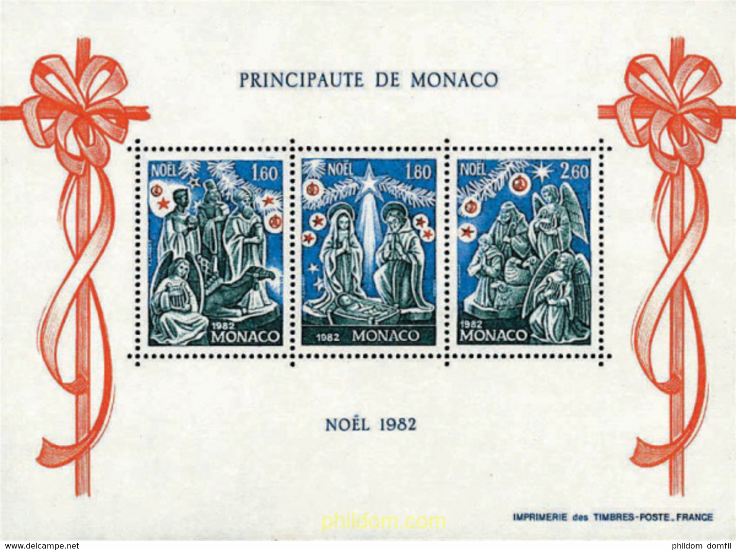 34798 MNH MONACO 1982 NAVIDAD - Sonstige & Ohne Zuordnung