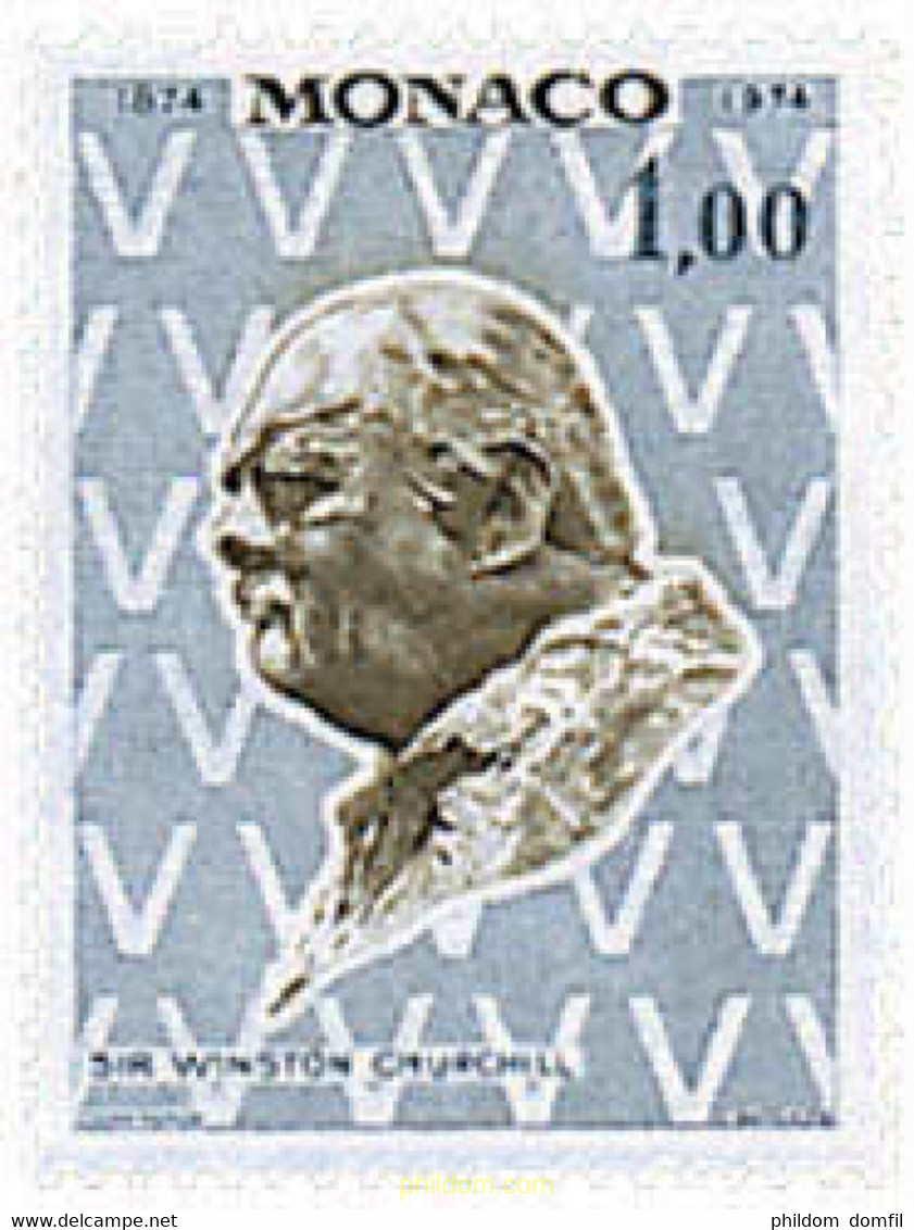 32860 MNH MONACO 1974 CENTENARIO DEL NACIMIENTO DE SIR WINSTON CHURCHILL - Andere & Zonder Classificatie