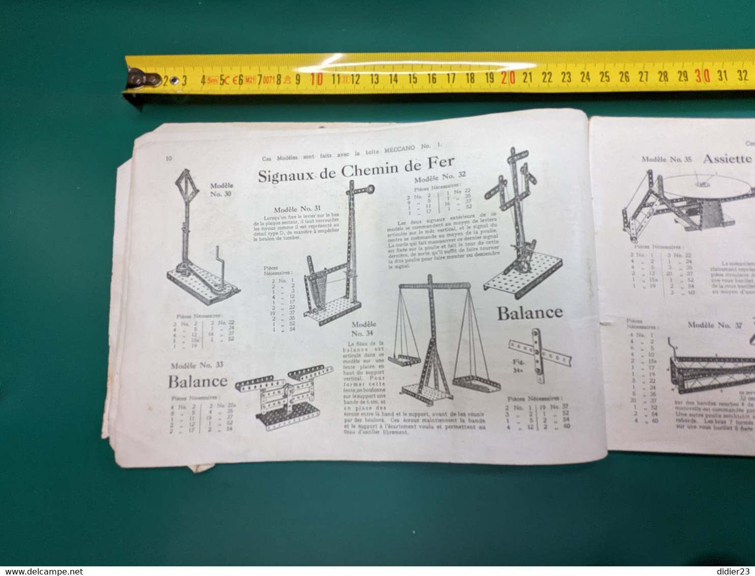 CATALOGUE MECCANO DANS L'ETAT