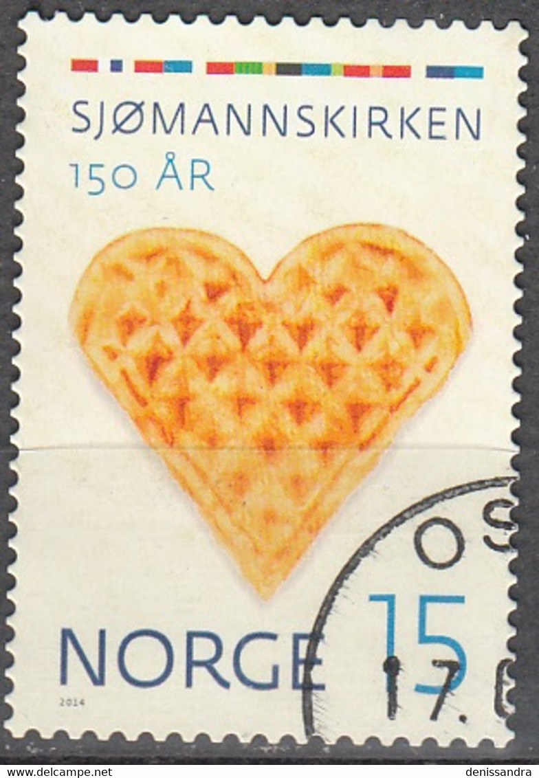 Norge 2014 150 Ans église Des Marins Norvégiens O Cachet Rond - Used Stamps