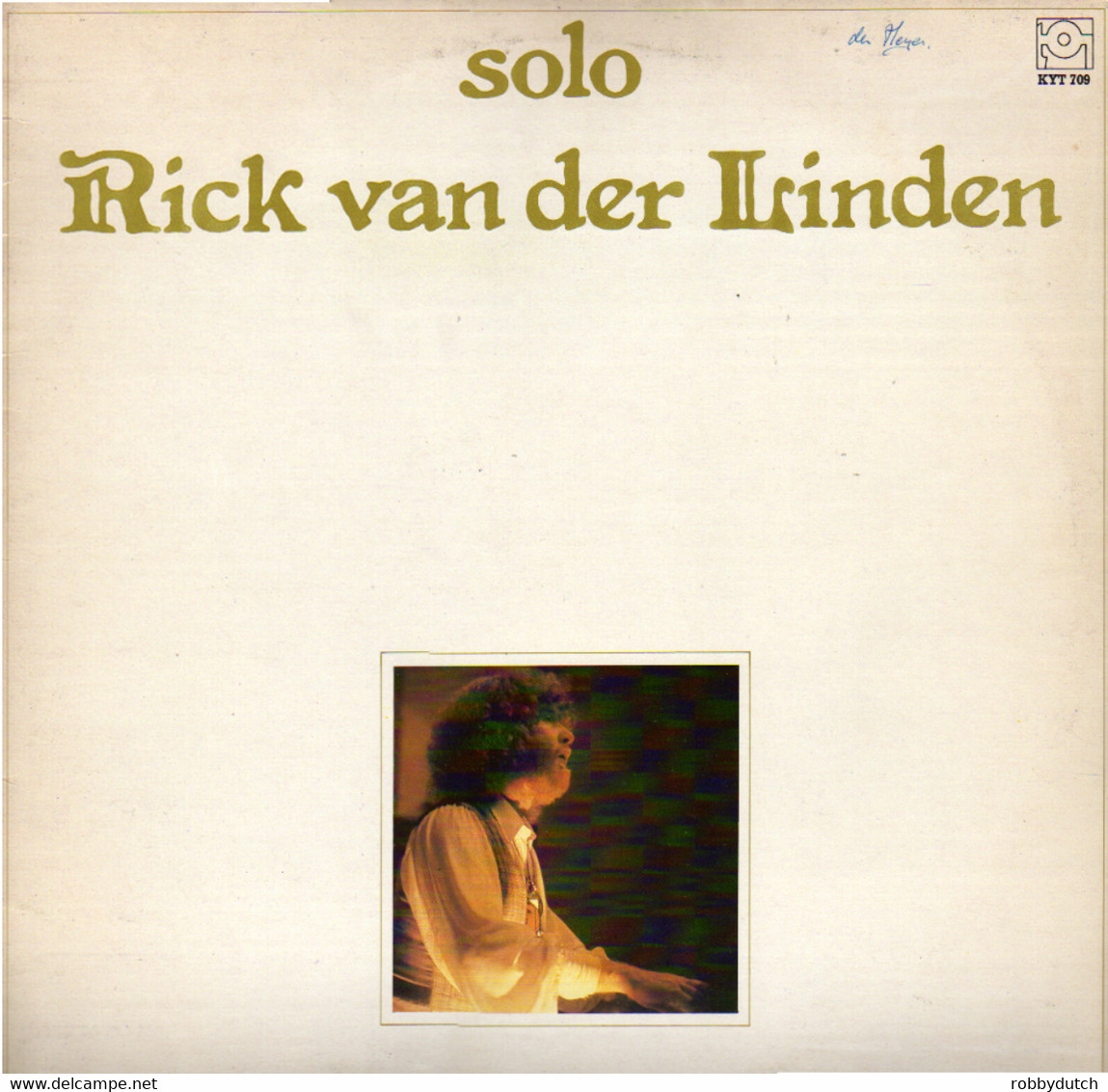 * LP *  RICK VAN DER LINDEN - SOLO (Holland 1981) - Instrumental