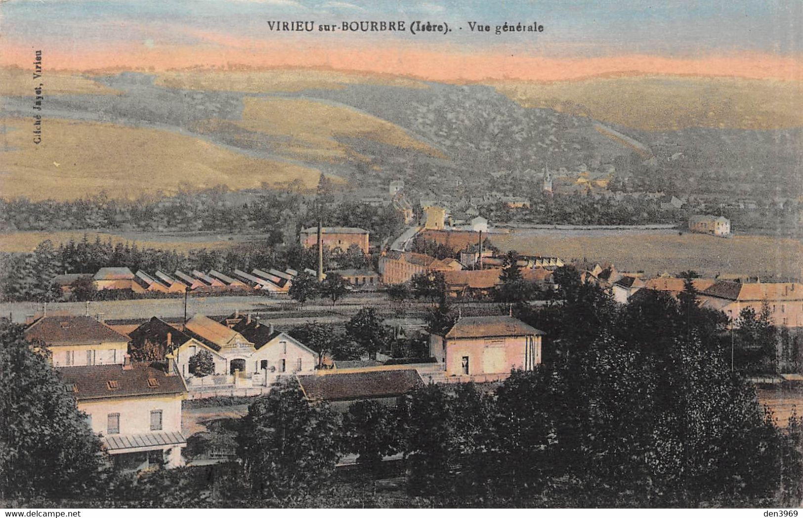 VIRIEU-sur-BOURBRE (Isère) - Vue Générale - Virieu