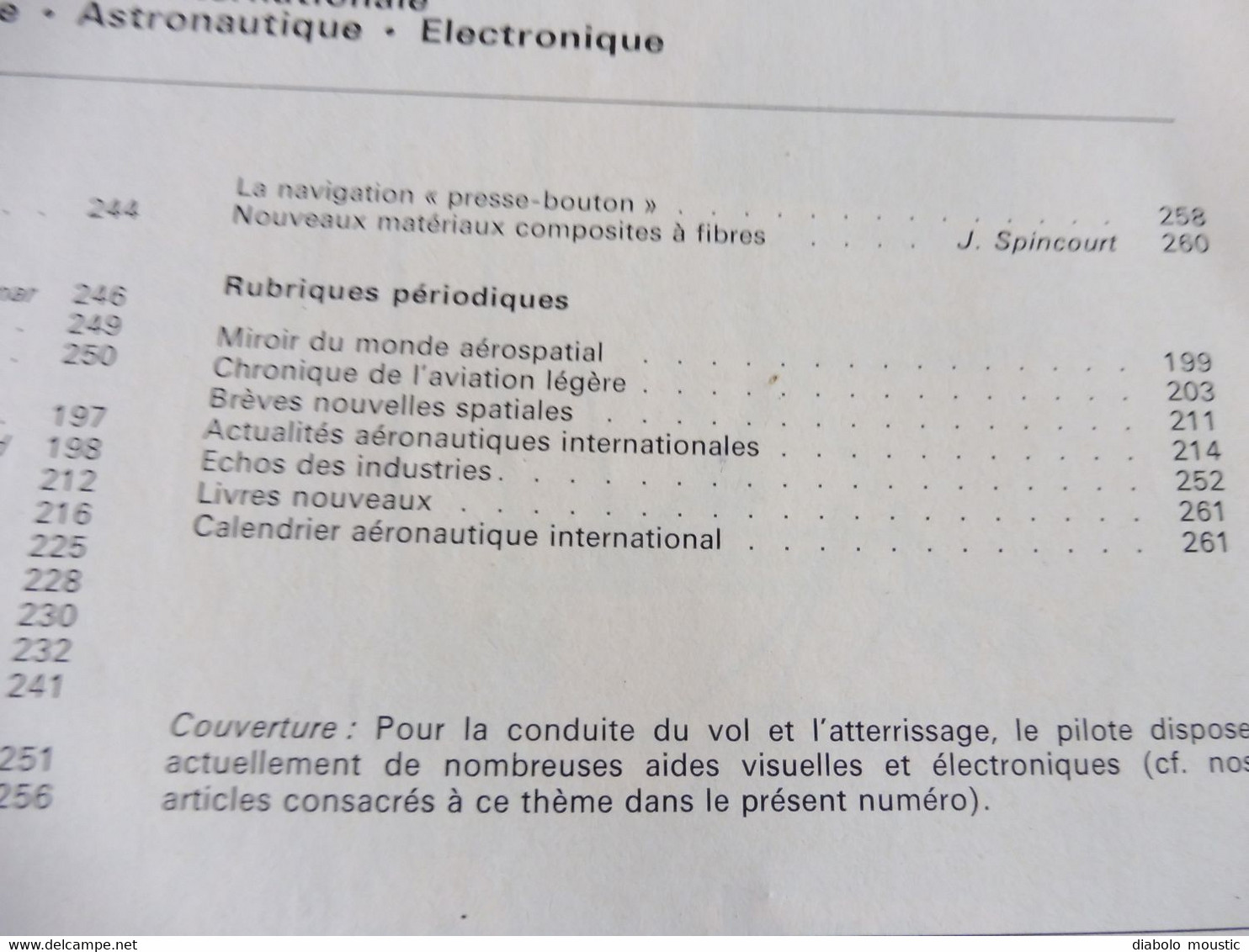 1972 INTERAVIA   (aviation ) - Le CONCORDE,  Le missile Crotale et ses concurrents ; Etc