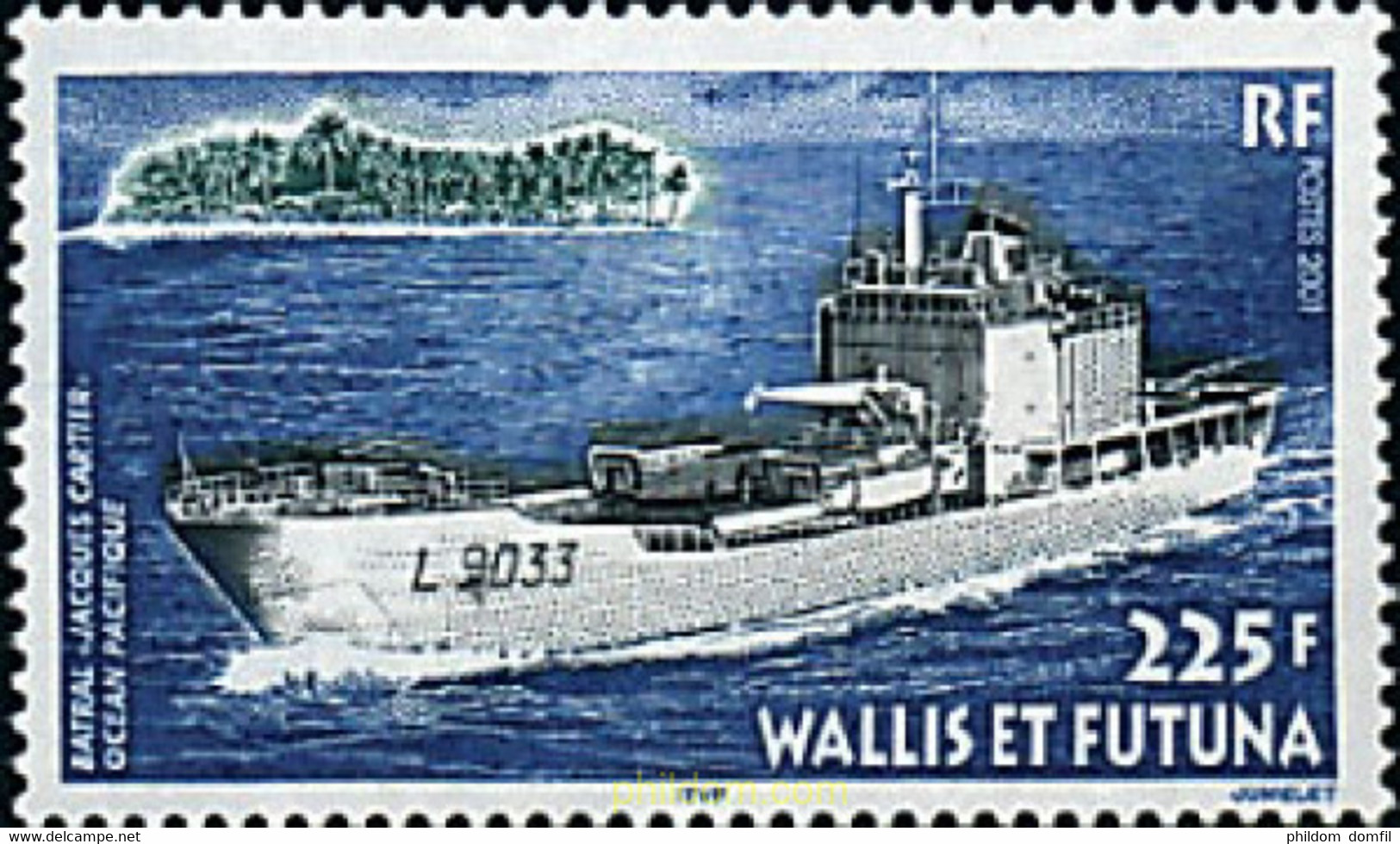 73508 MNH WALLIS Y FUTUNA 2001 BARCO - Oblitérés