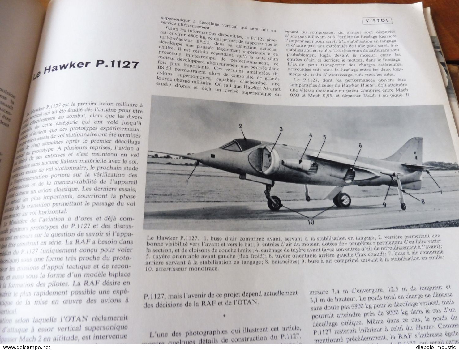 1961 INTERAVIA   (aviation ) - Le BOEING 727 ; Avions de combats; Fusées, engins et véhicules spatiaux  ; Etc